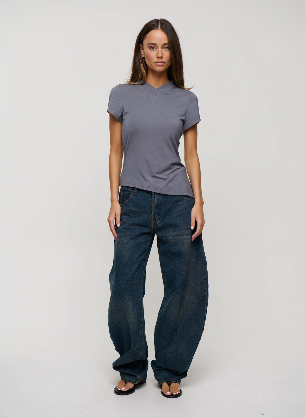 Horseshoe Barrel Leg Jeans: The Denim Trend Everyone Is Wearing