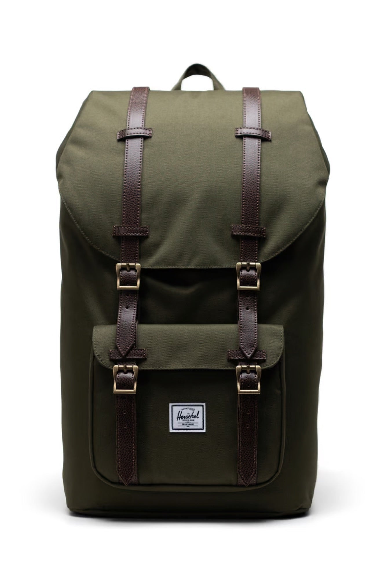 Herschel Little America Ivy Green / Chicory Coffee