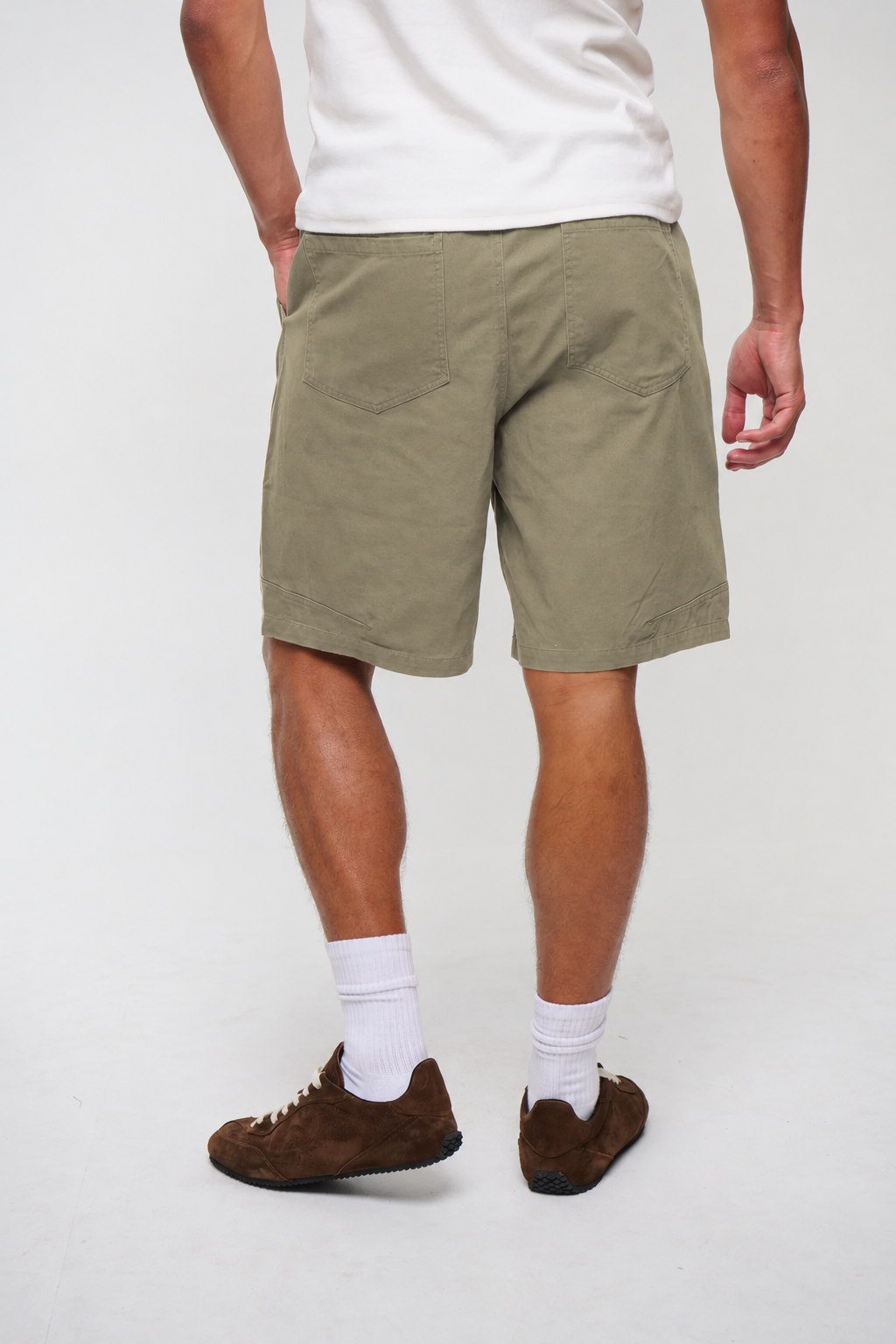 Harry Panelled Short Khaki