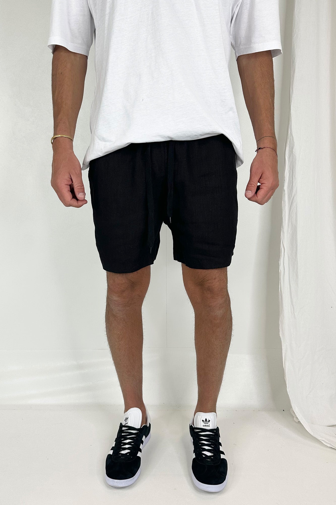 NTH Felix Linen Short Black