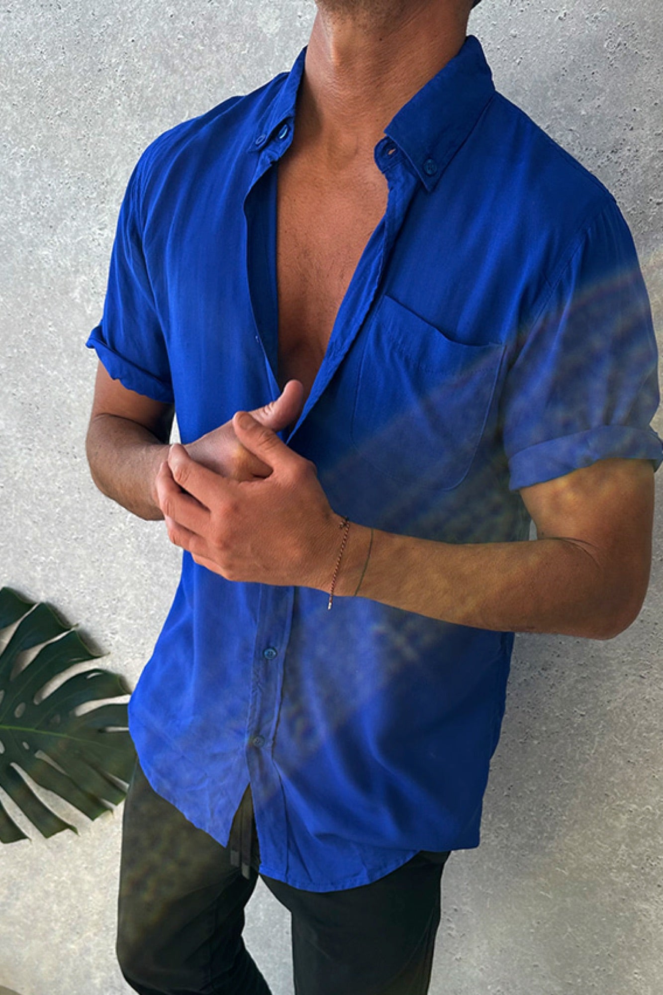 Jack Boating Shirt Cobalt Blue