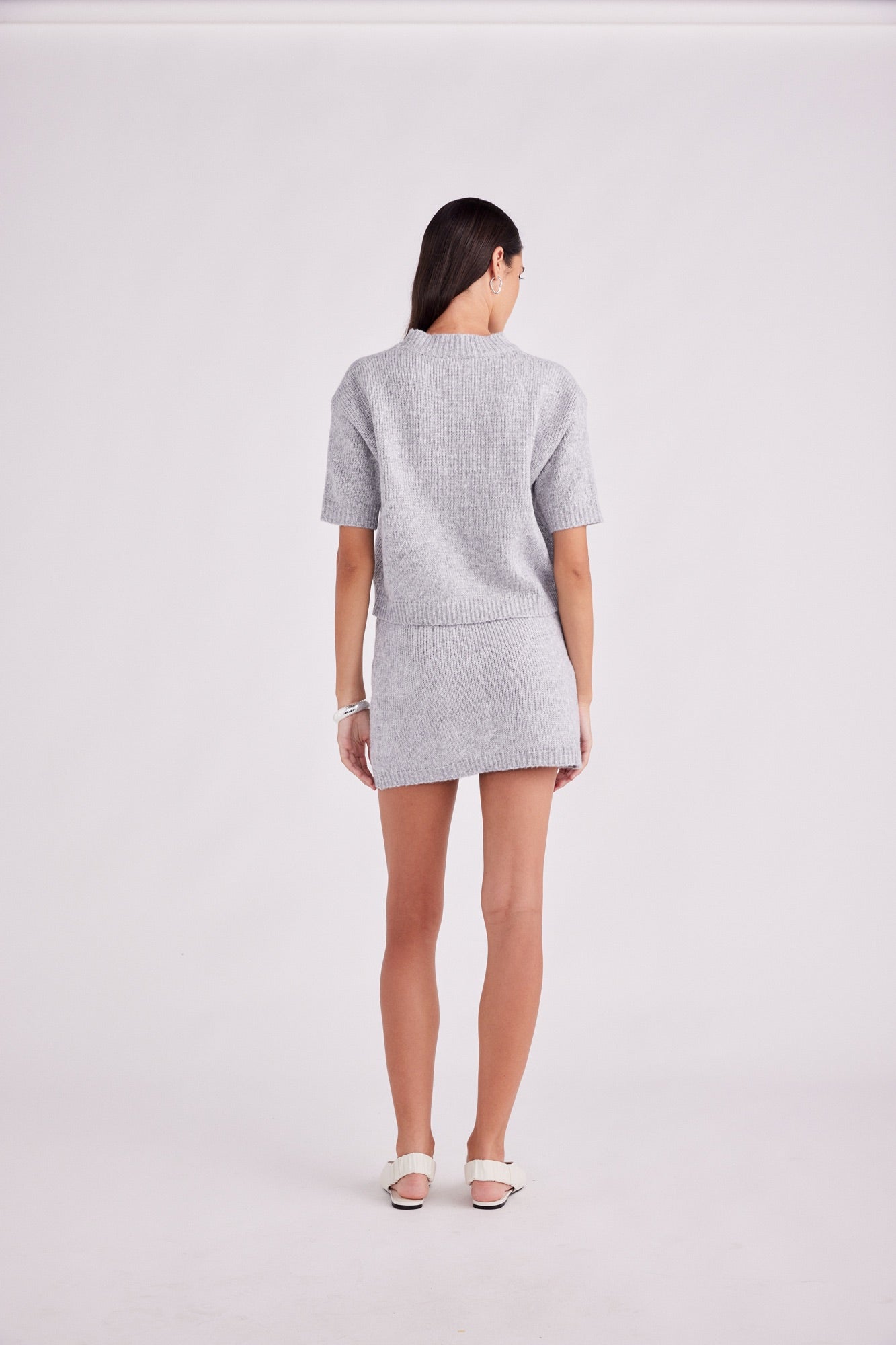 Haze Short Sleeve Jumper Stone