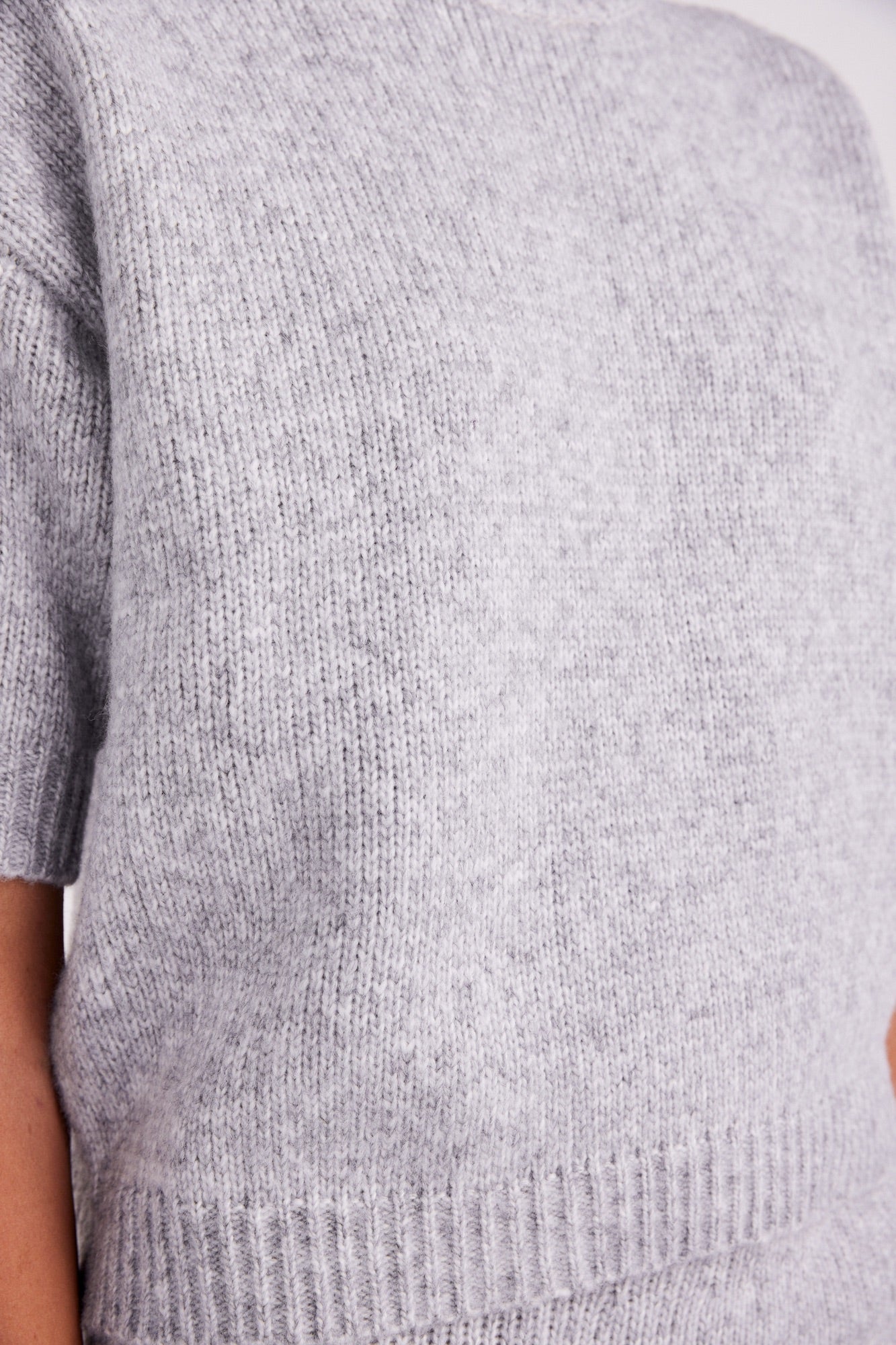 Haze Short Sleeve Jumper Stone