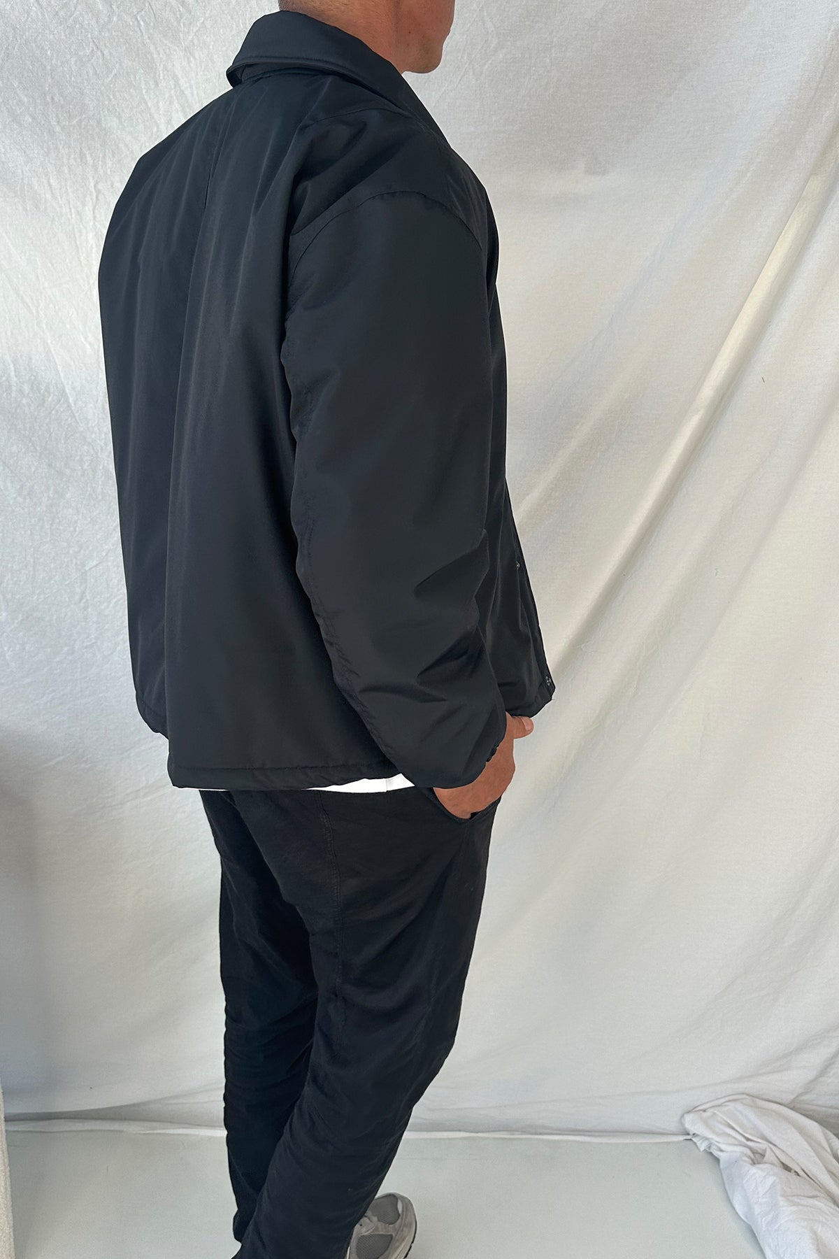 Padded Bomber Black