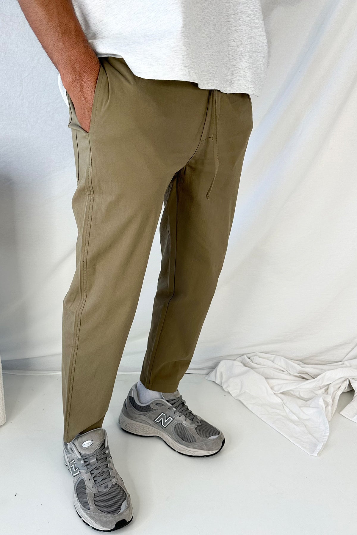 Locky Straight Pant Khaki - FINAL SALE