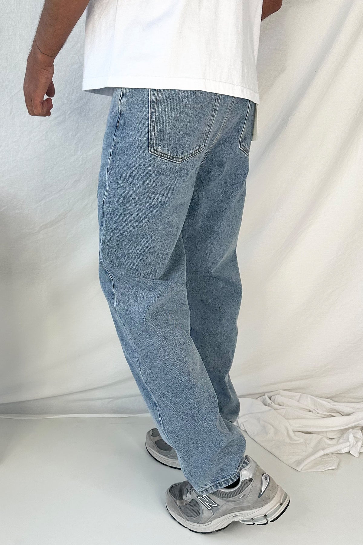 Cruz Baggy Denim Mid Blue