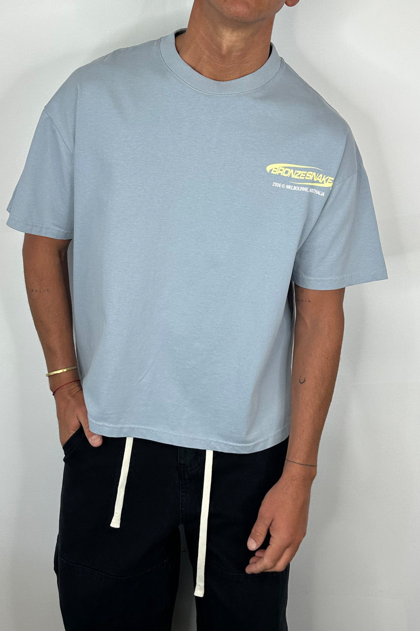 Bronze Snake Classic Tee Blue