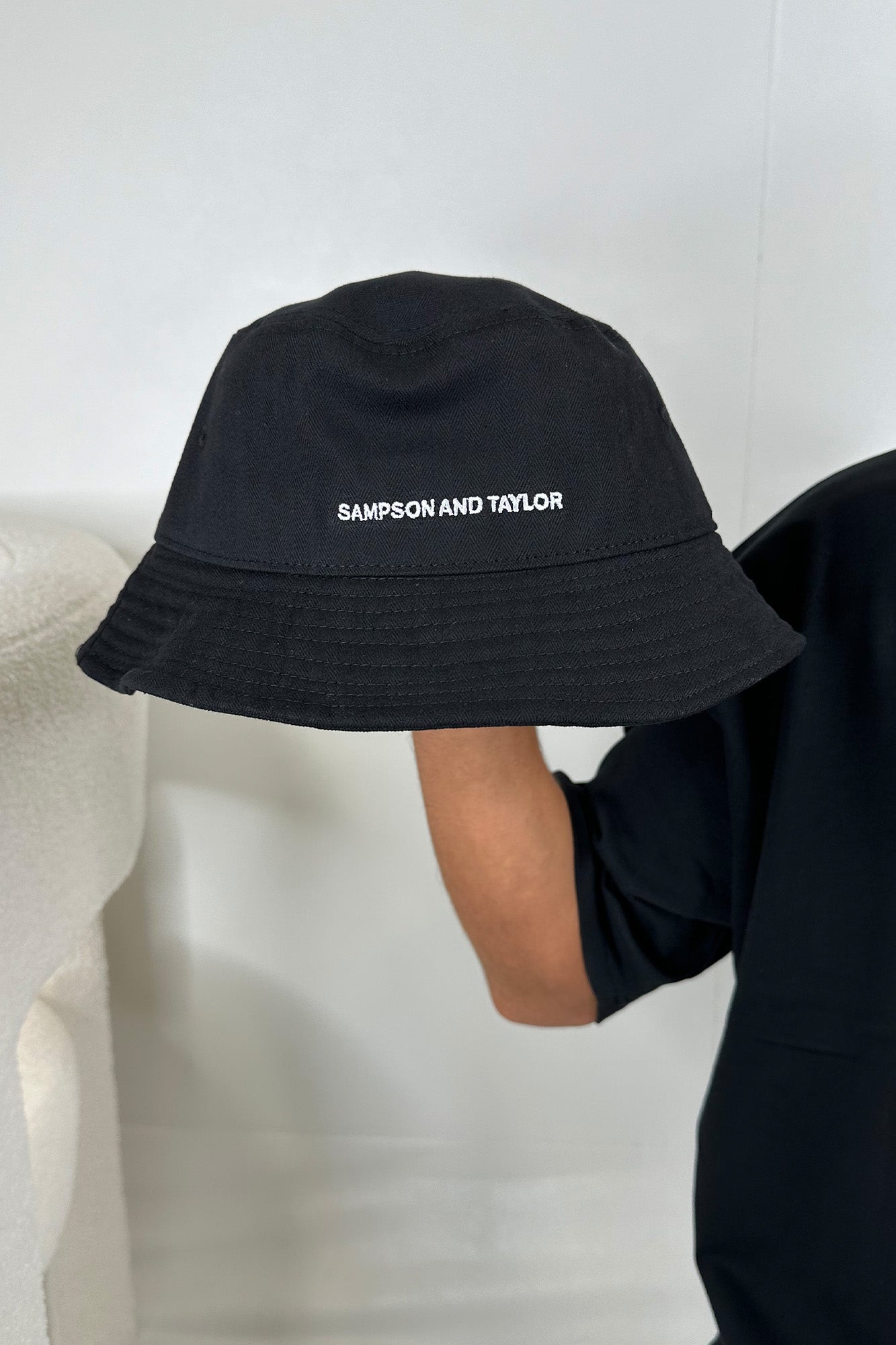 Bucket Hat Washed Black