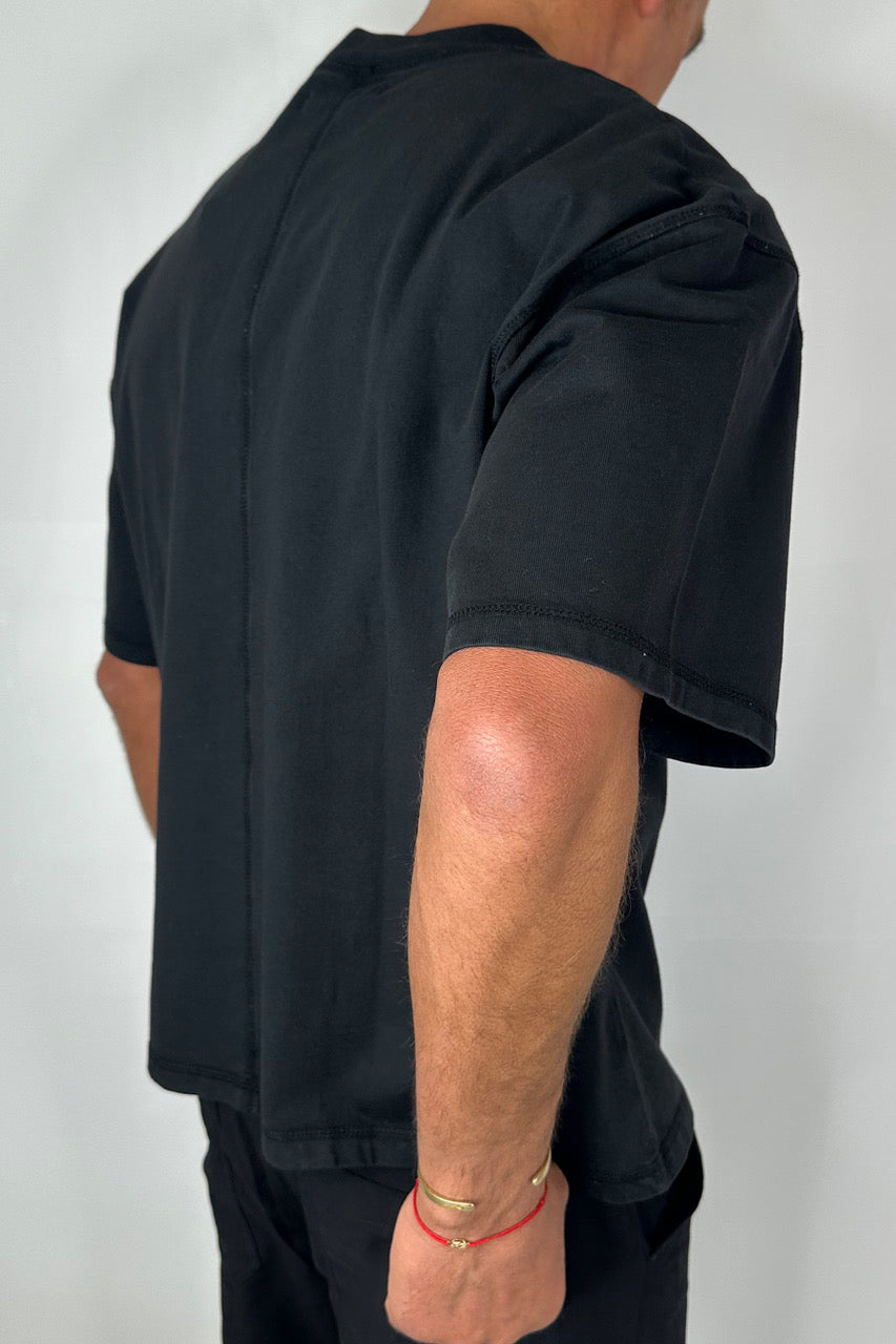 Lyle Crew Neck Tee Black