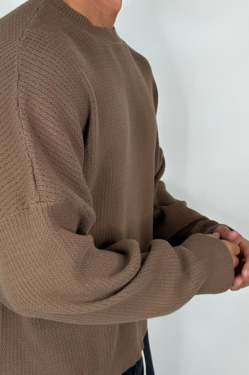 Lightweight Texture Sweat Choc