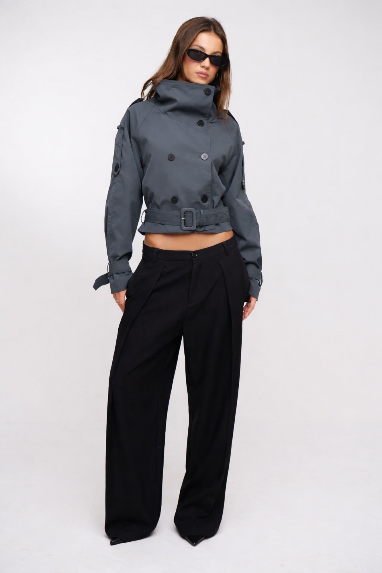 Unisex Josh Baggy Pant Black