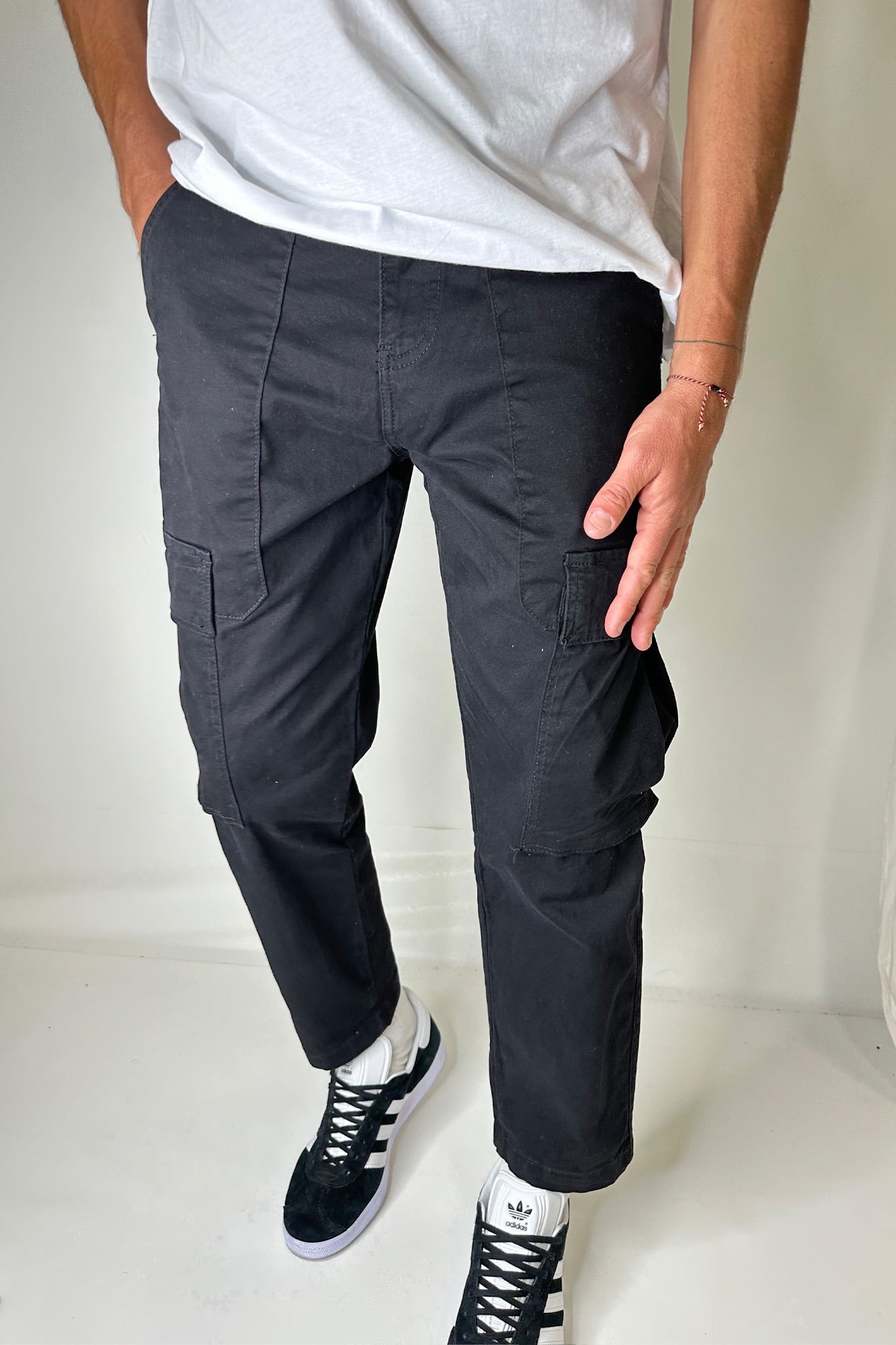 Damien Drop Cargo Pant Black