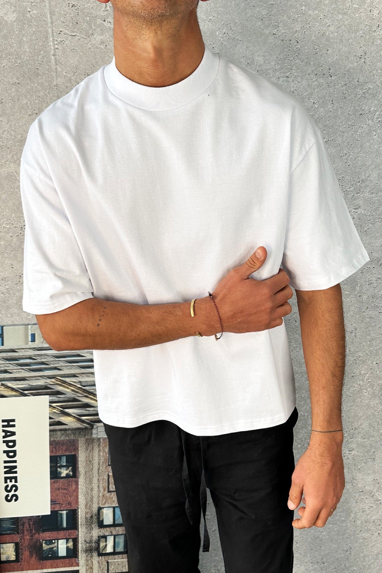 Emmett Box Tee White