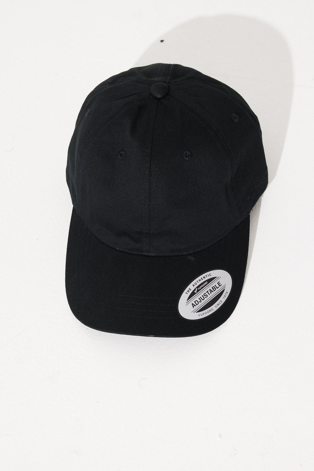 Low Profile Cotton Twill Dad Hat Black