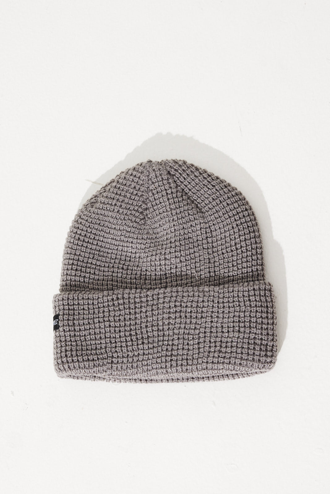 Waffle Beanie Charcoal Melange