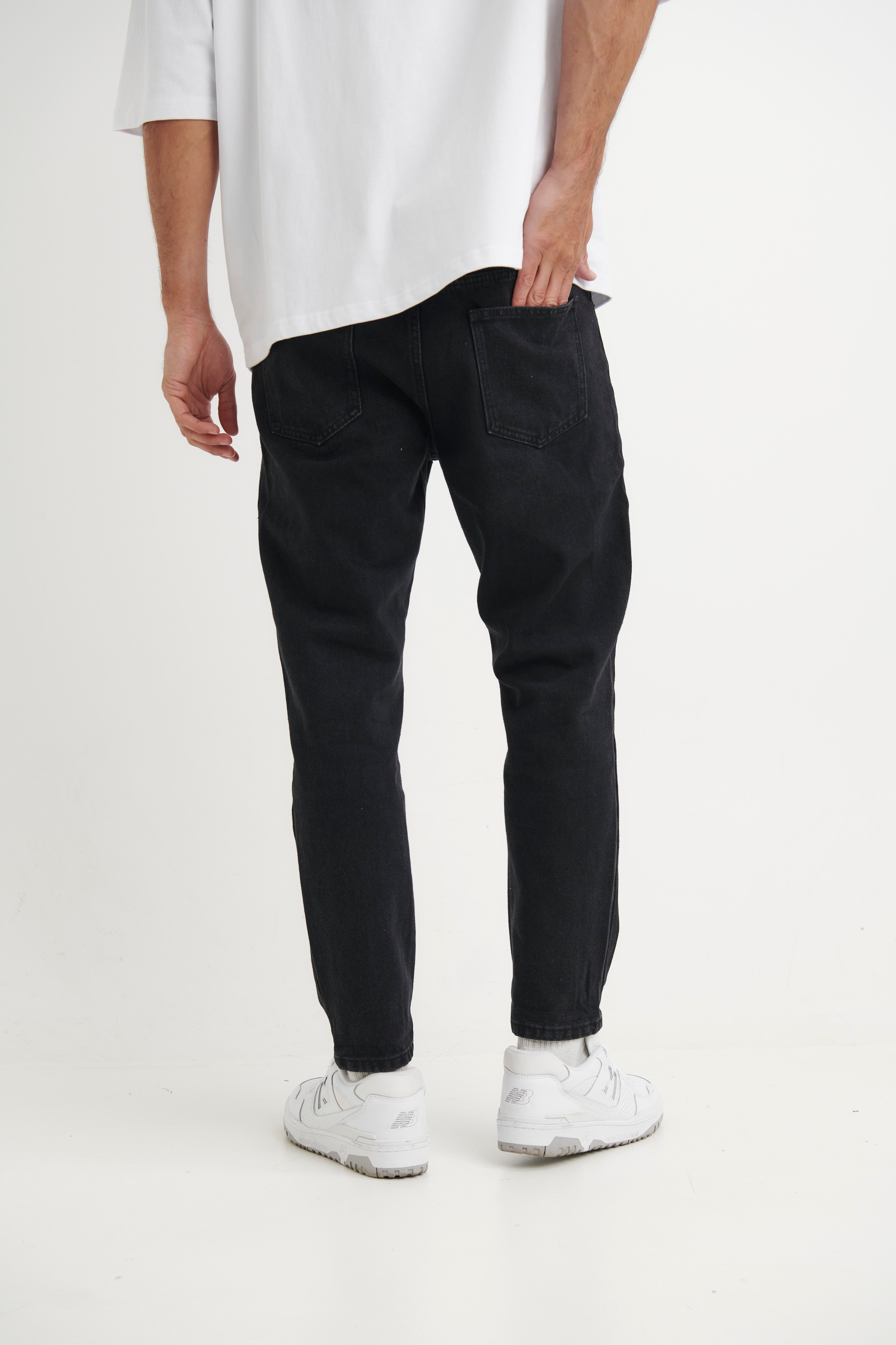 Miles Straight Leg Denim Black