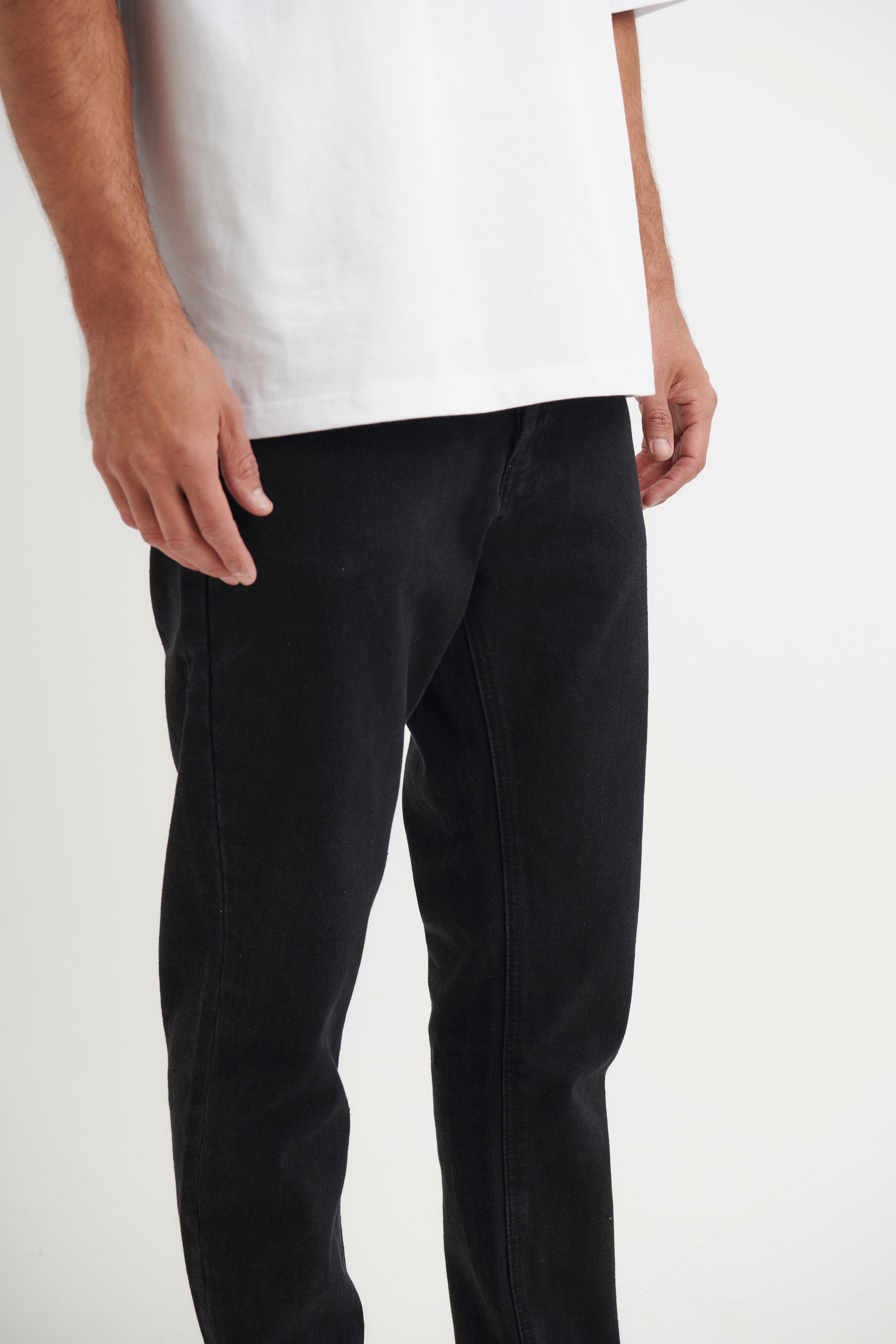 Miles Straight Leg Denim Black