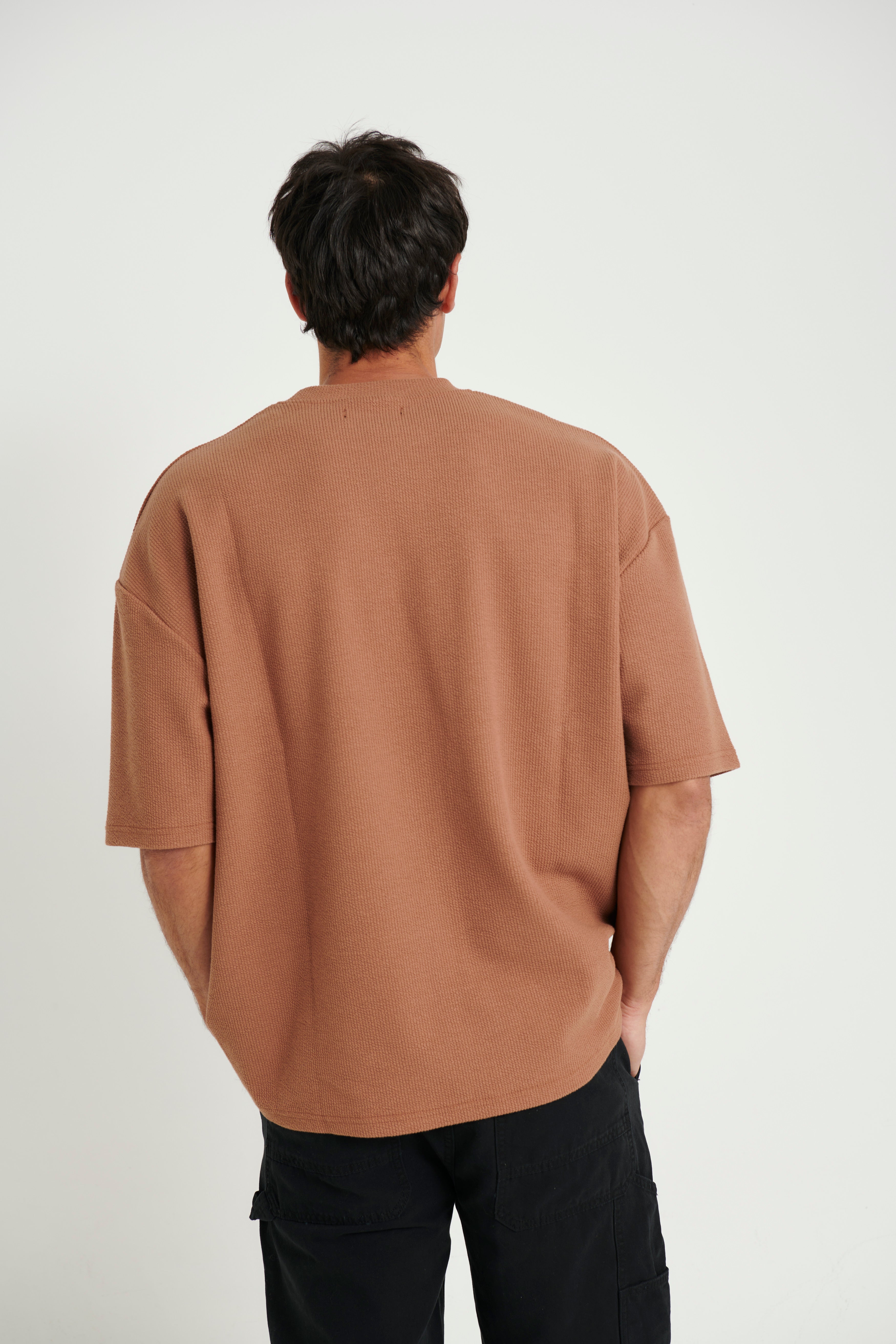 NTH Heavy Ribbed Tee Choc