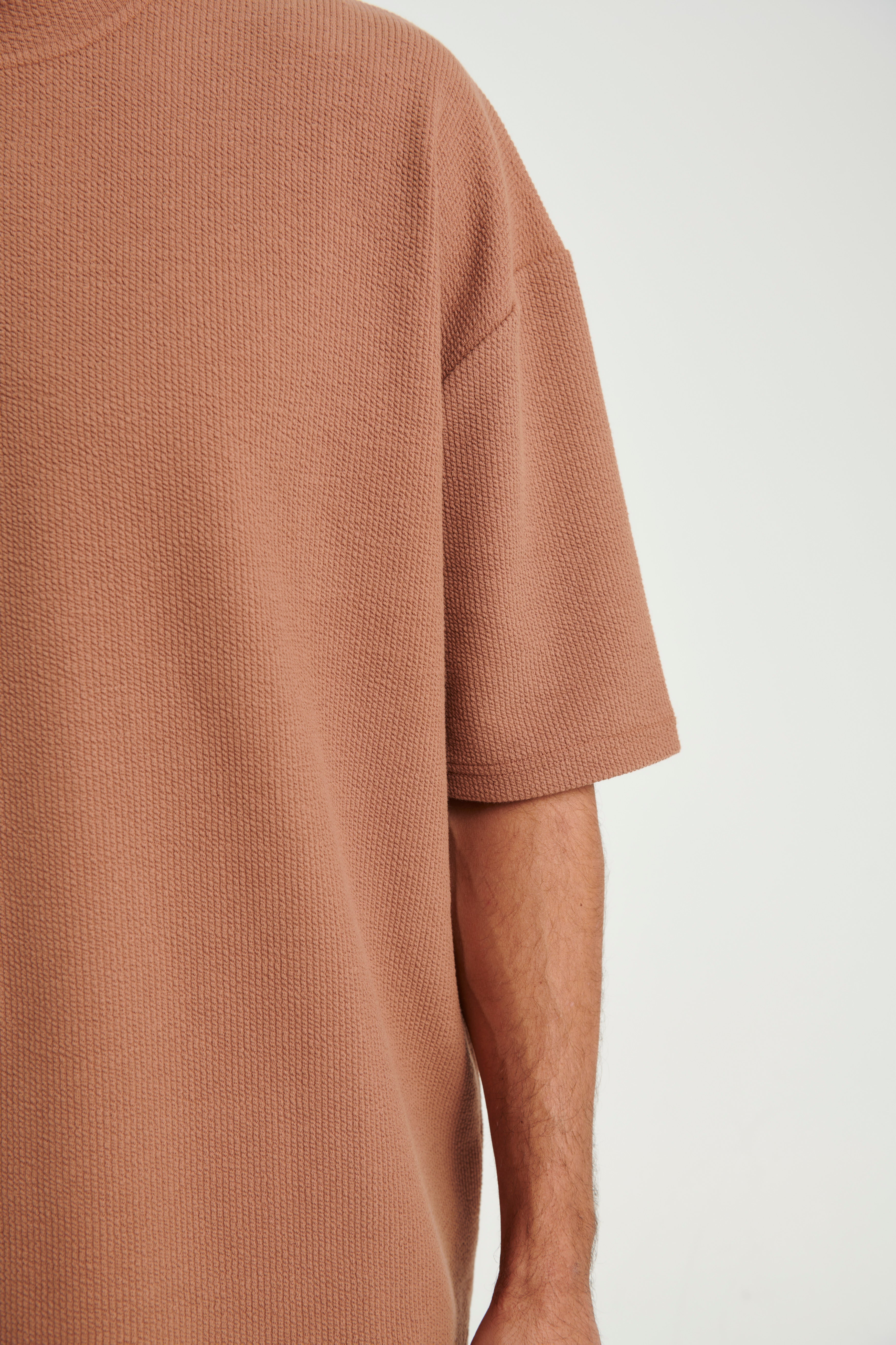 NTH Heavy Ribbed Tee Choc