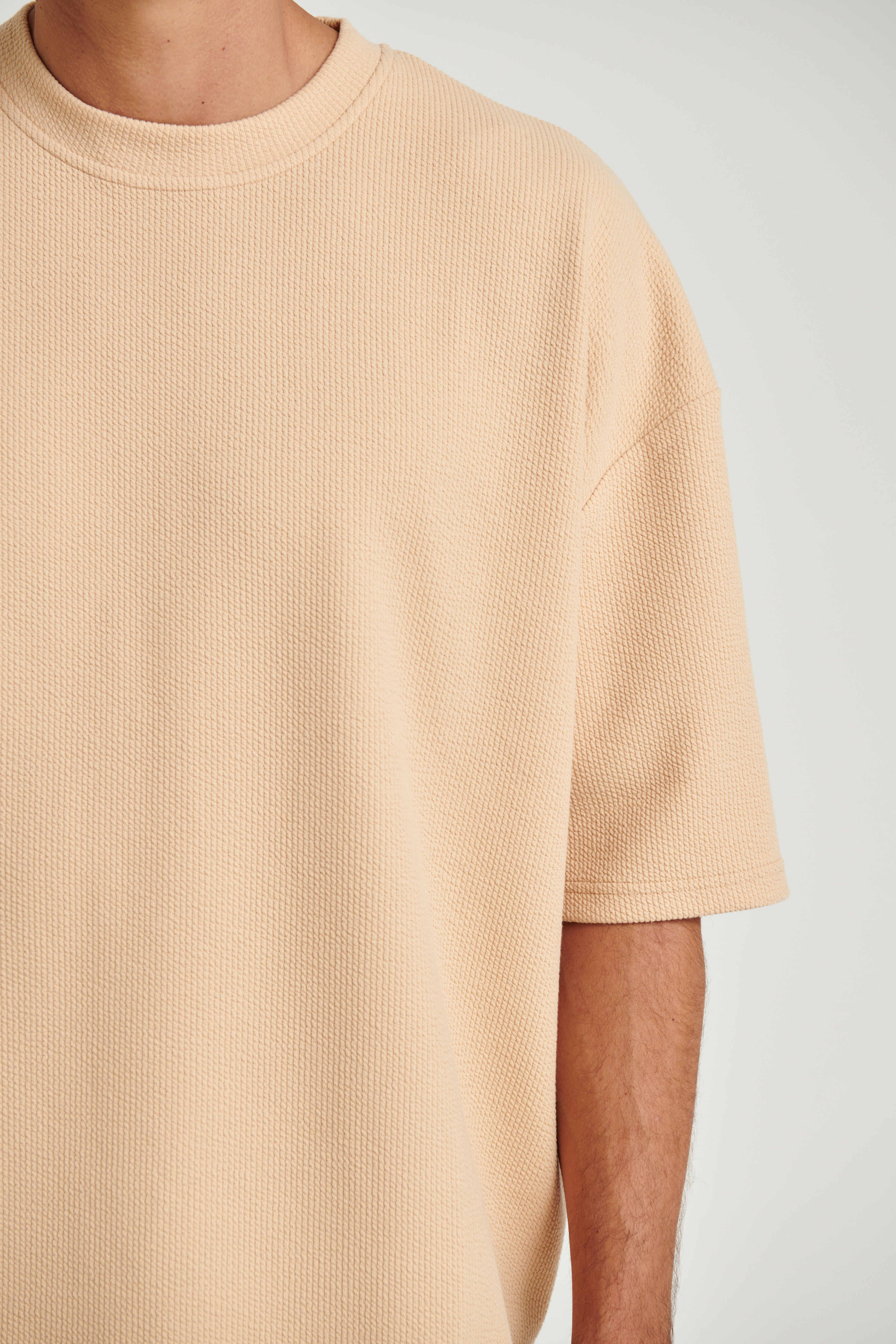 NTH Heavy Ribbed Tee Tan