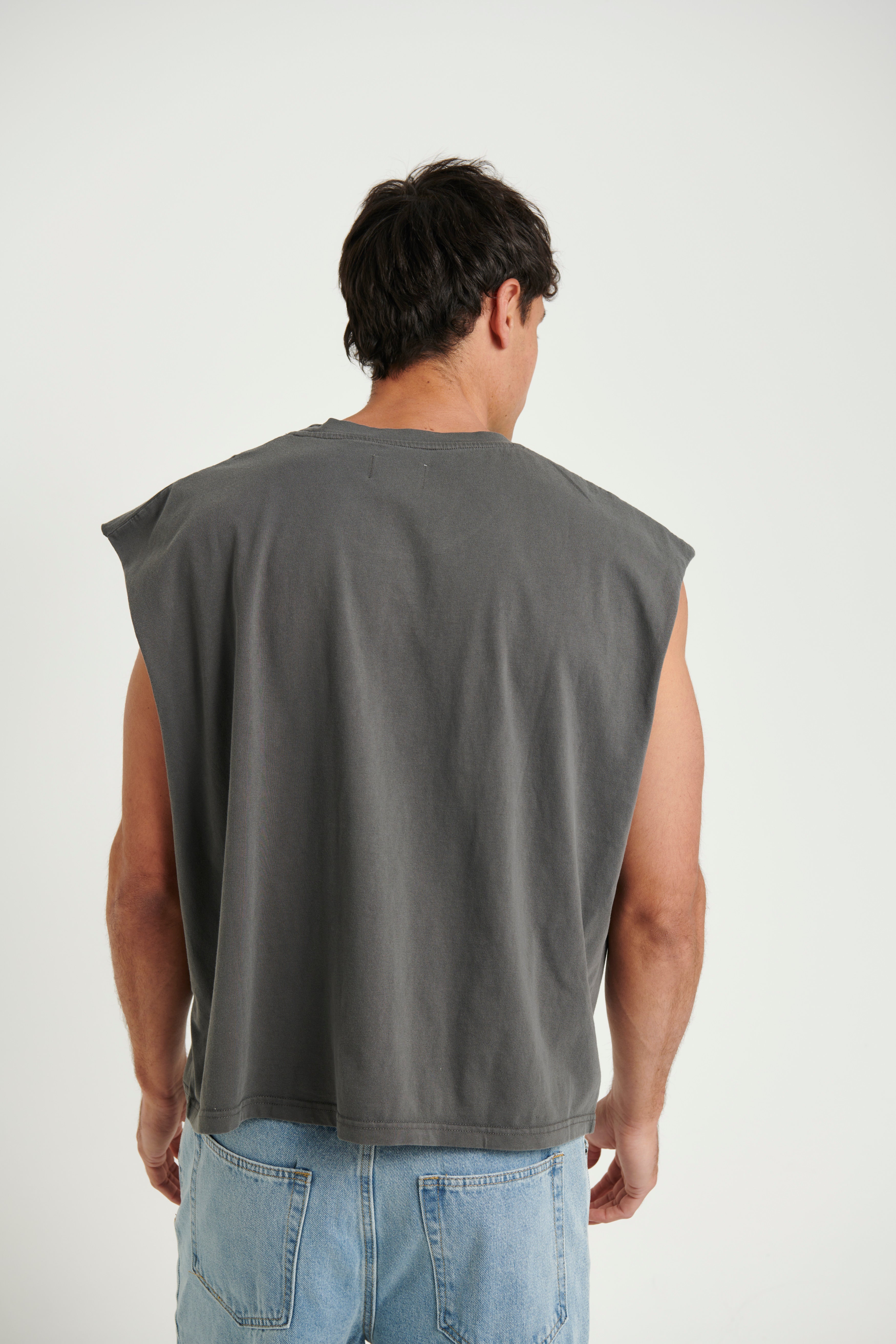 NTH Crop Box Tank Charcoal