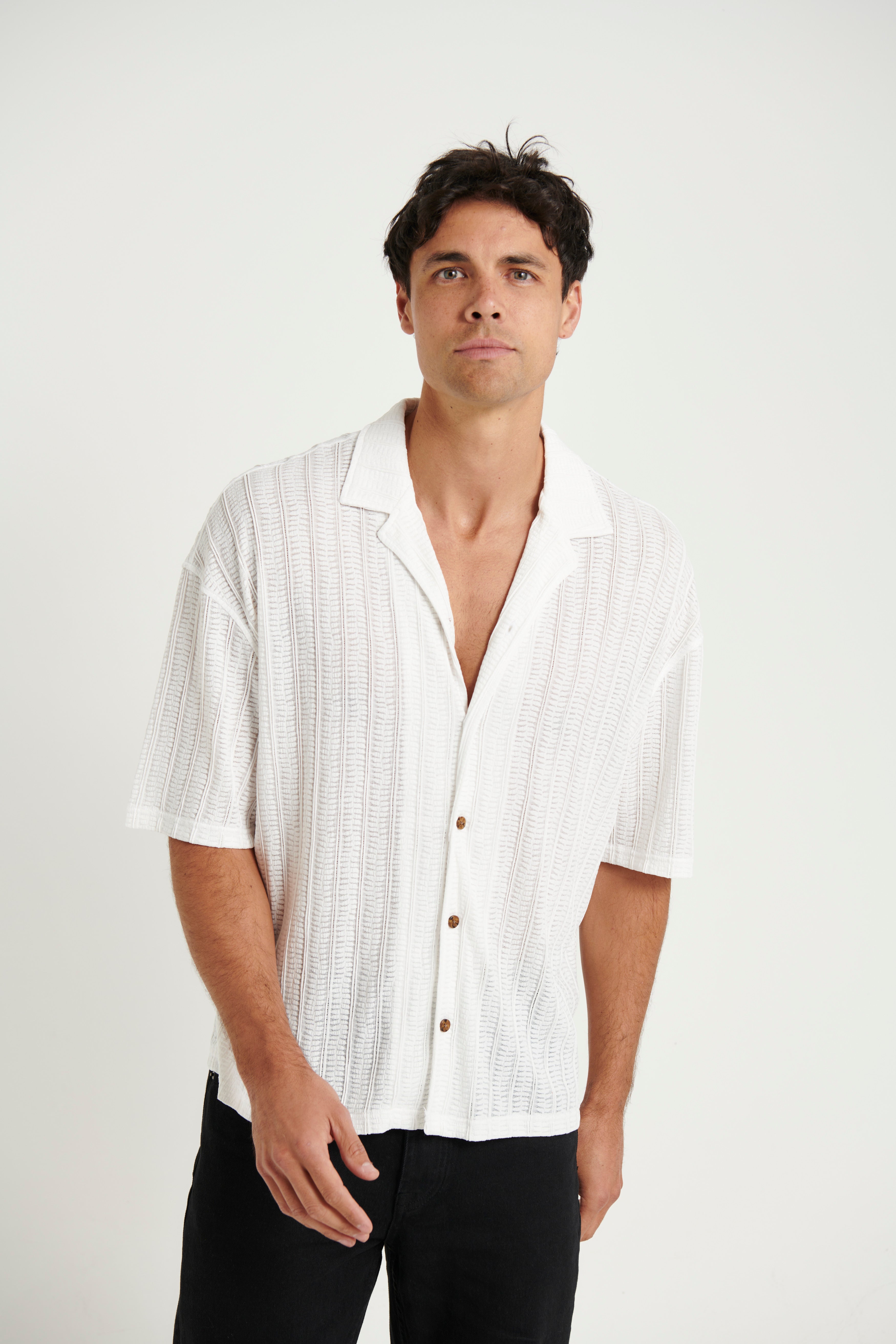 Raf Cropped Shirt Detail