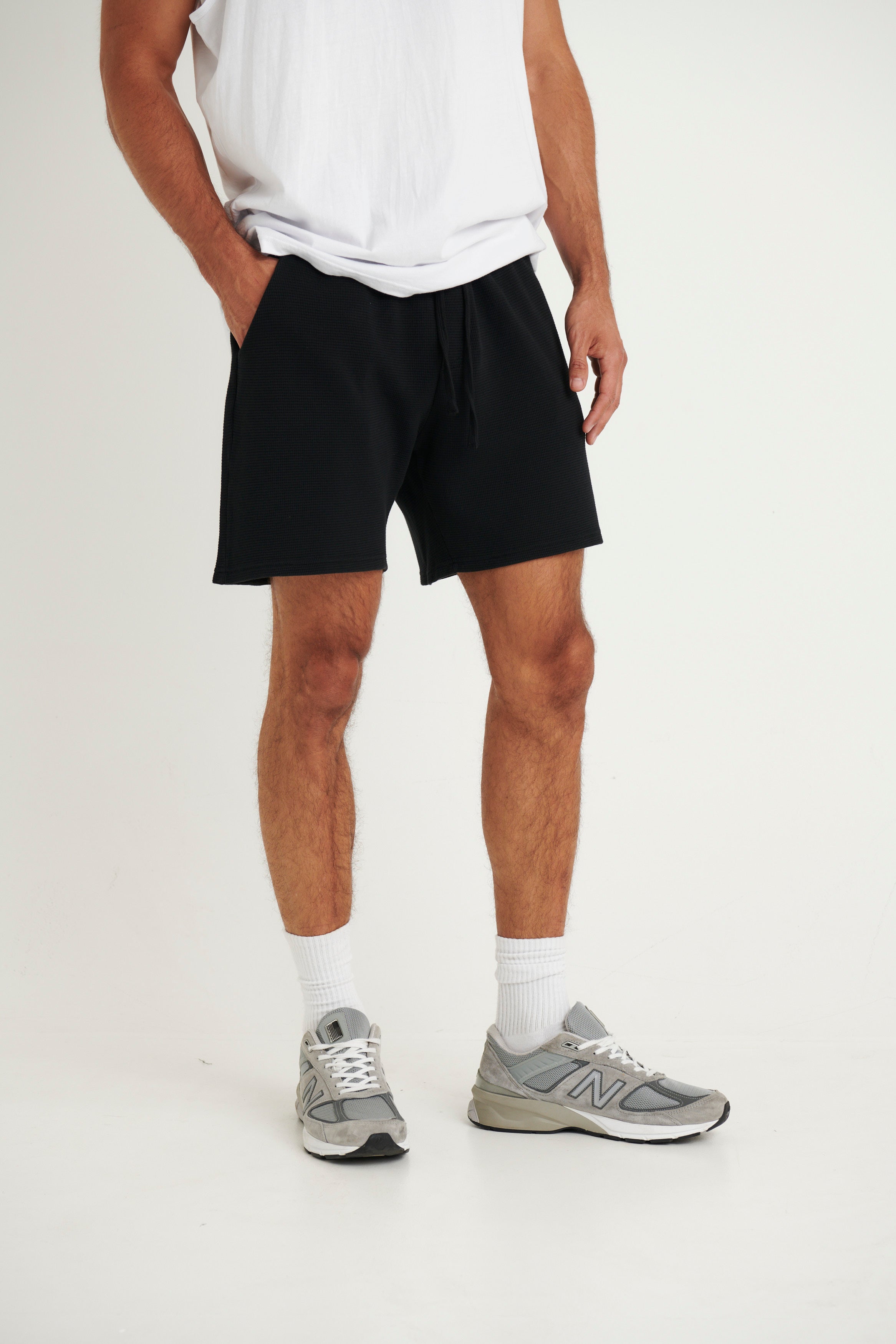 NTH Waffle Short Black