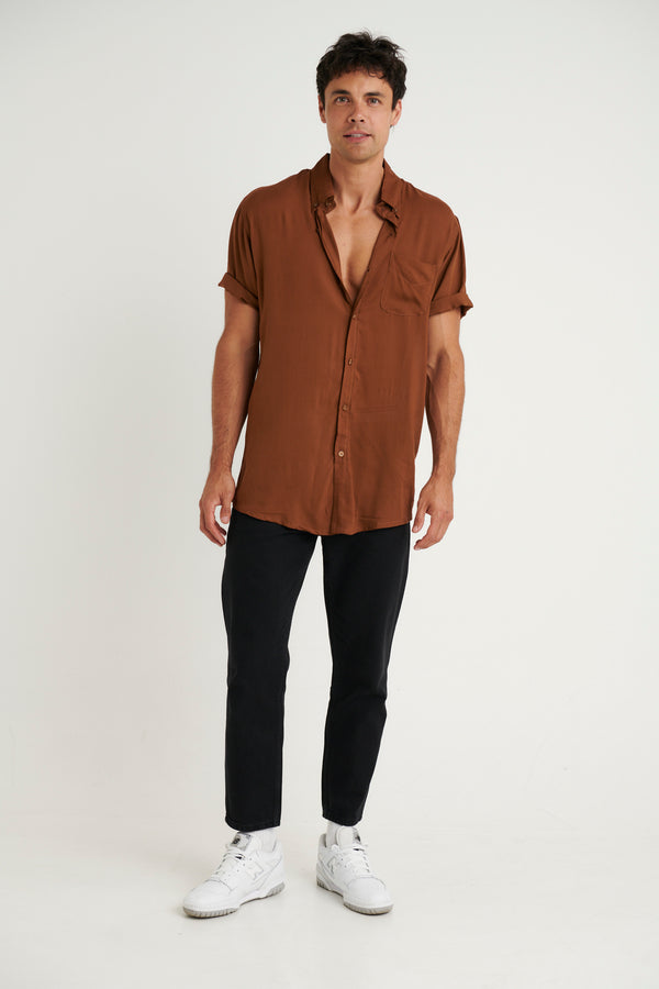 Jack Boating Shirt Brown