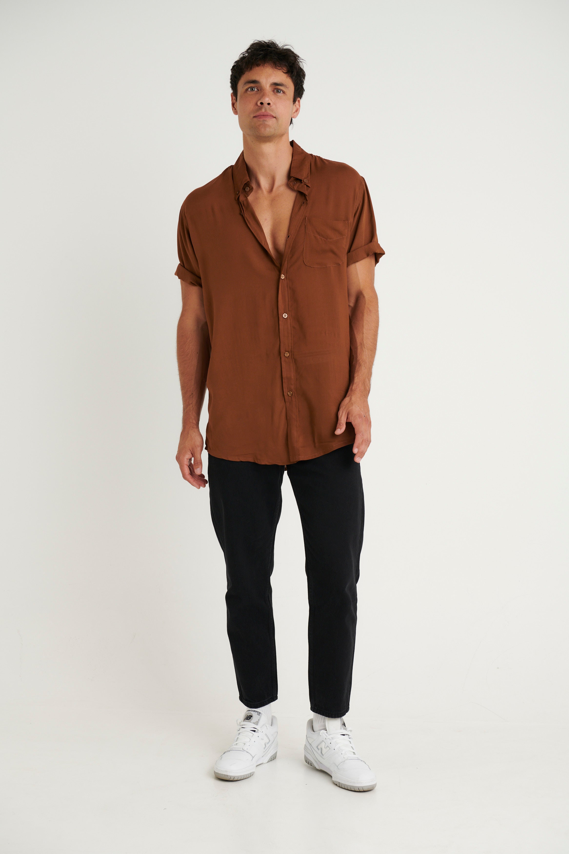 Jack Boating Shirt Brown