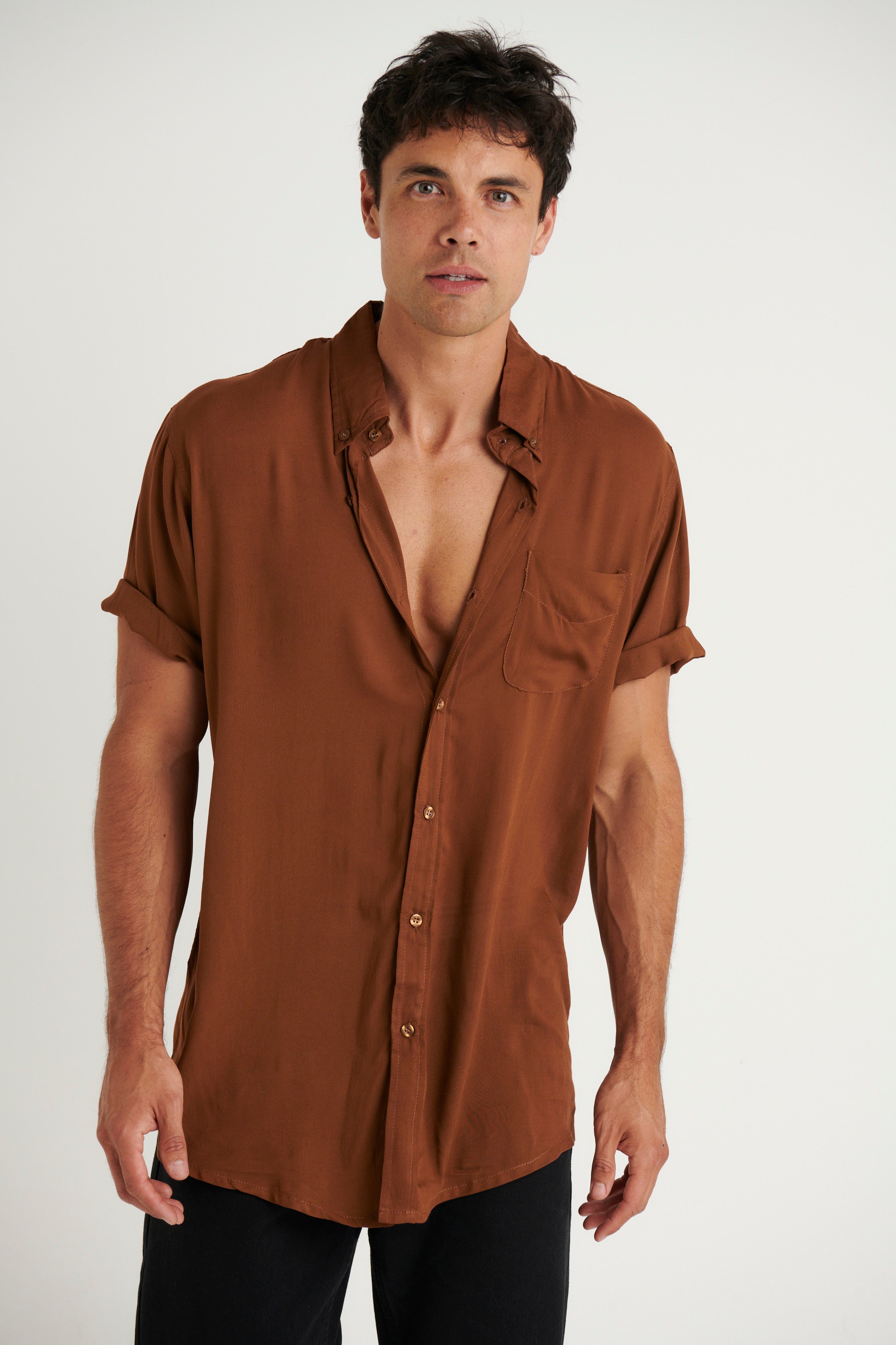 Jack Boating Shirt Brown