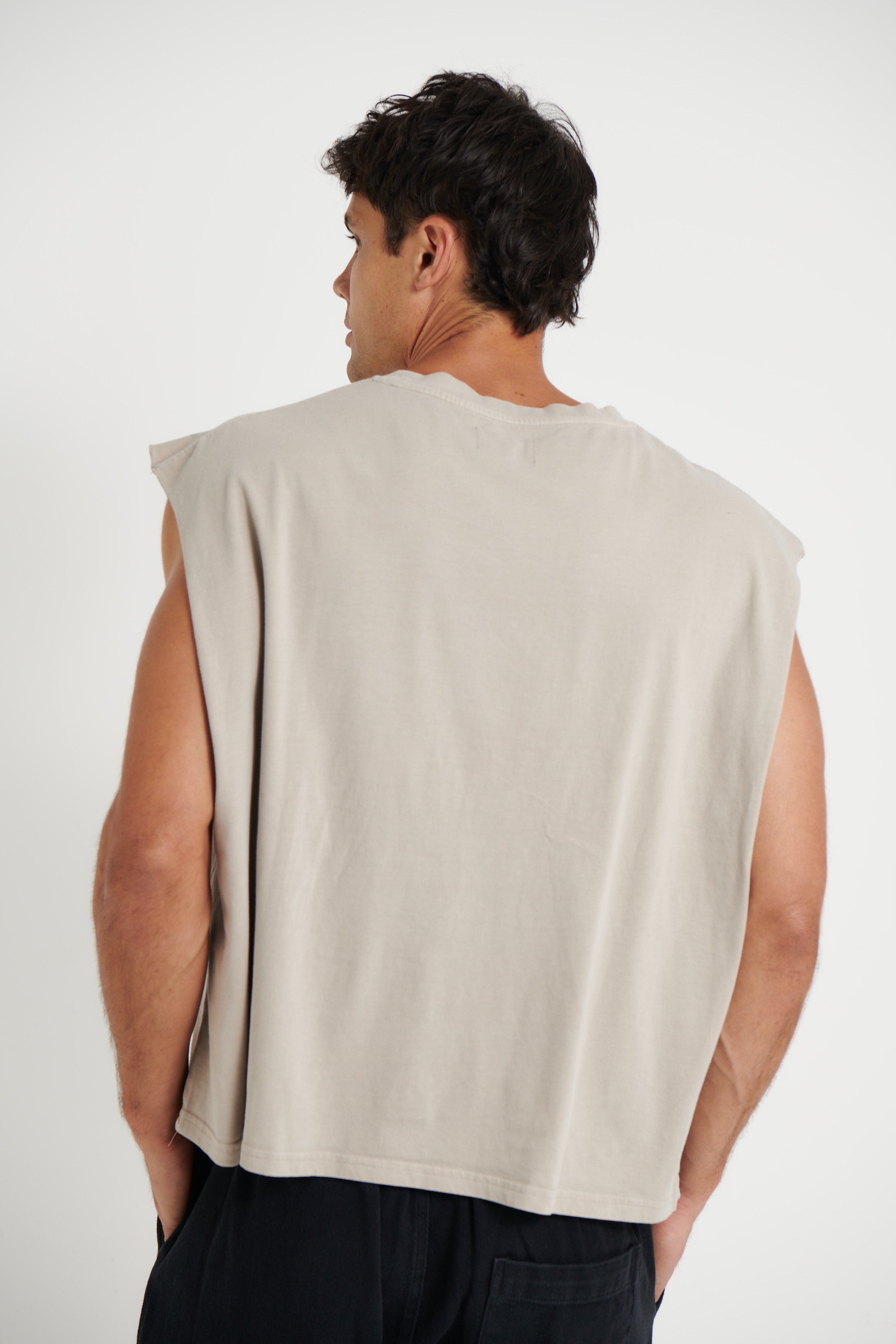 NTH Crop Box Tank Stone