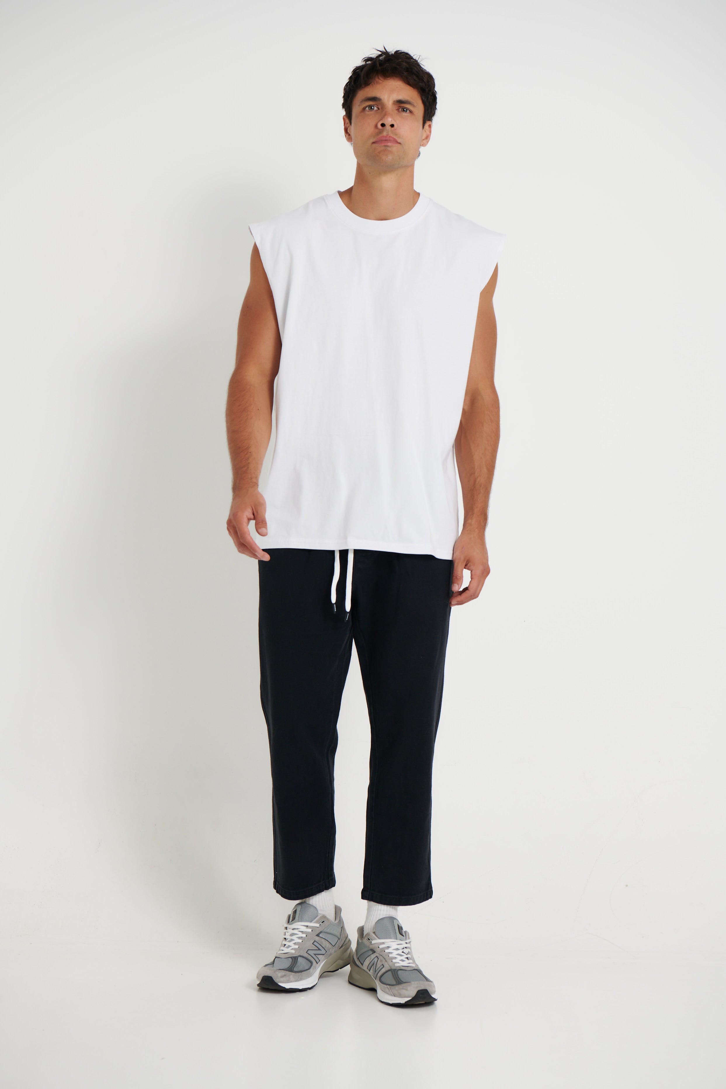 Luke Heavyweight Tank White