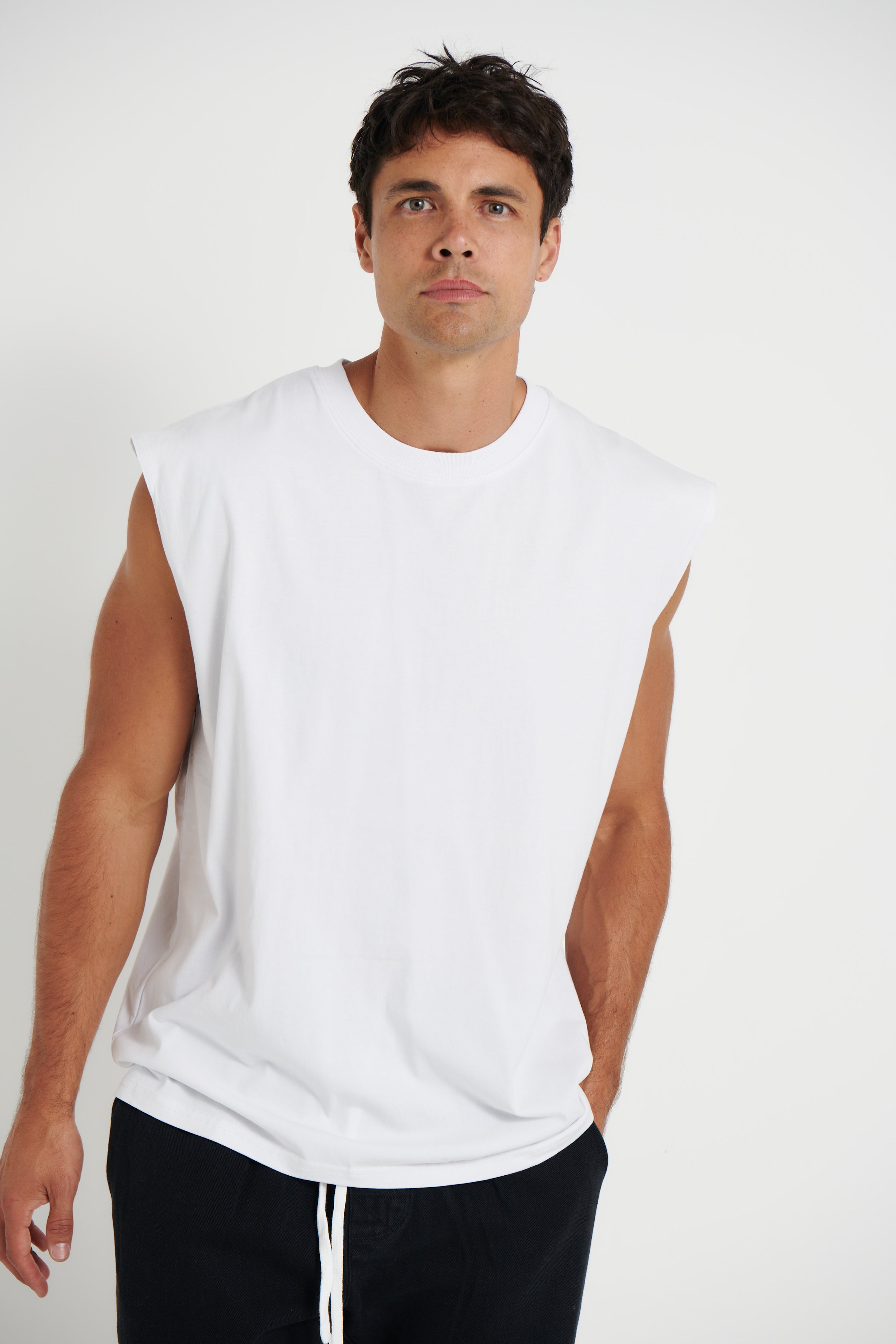 Luke Heavyweight Tank White
