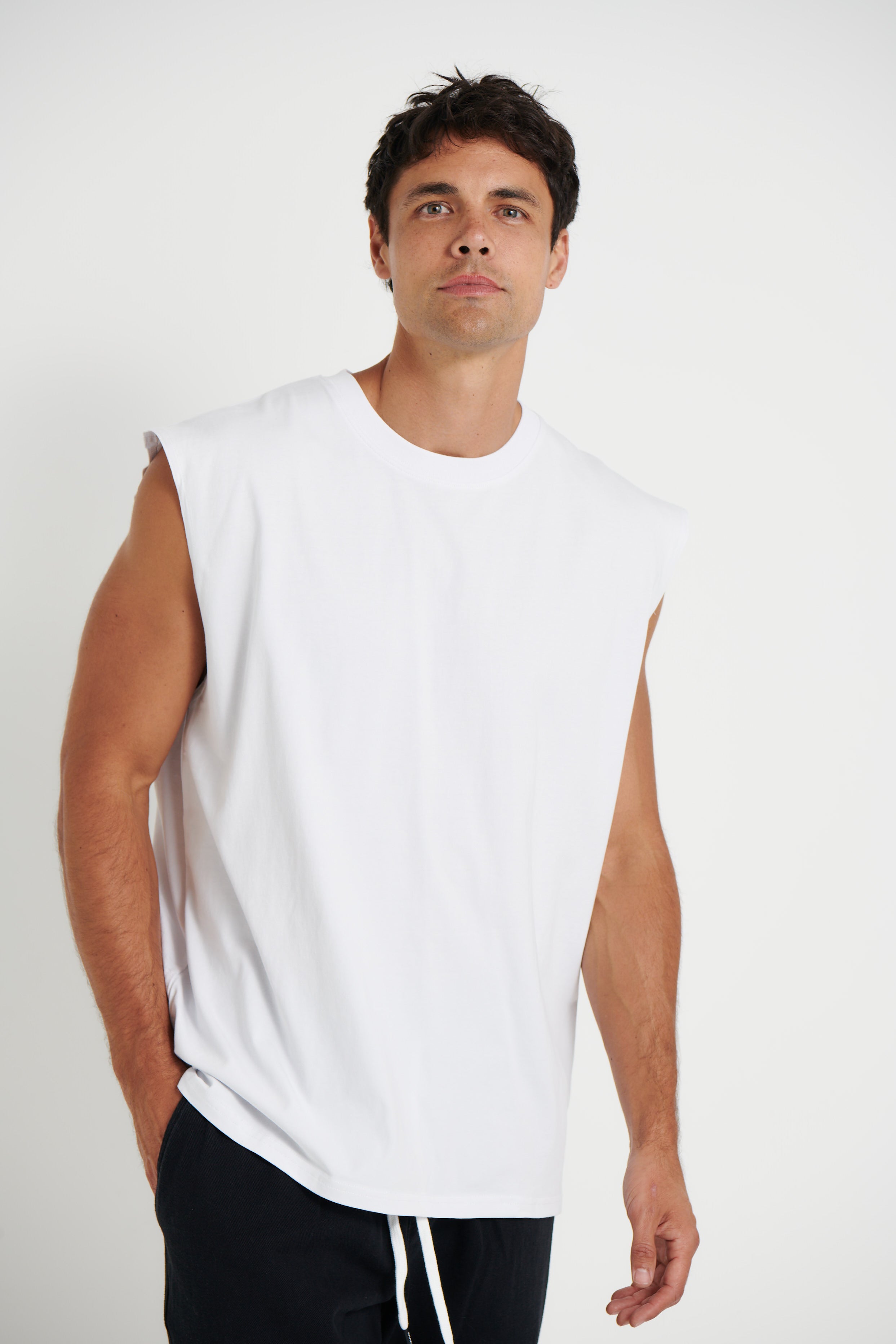 Luke Heavyweight Tank White