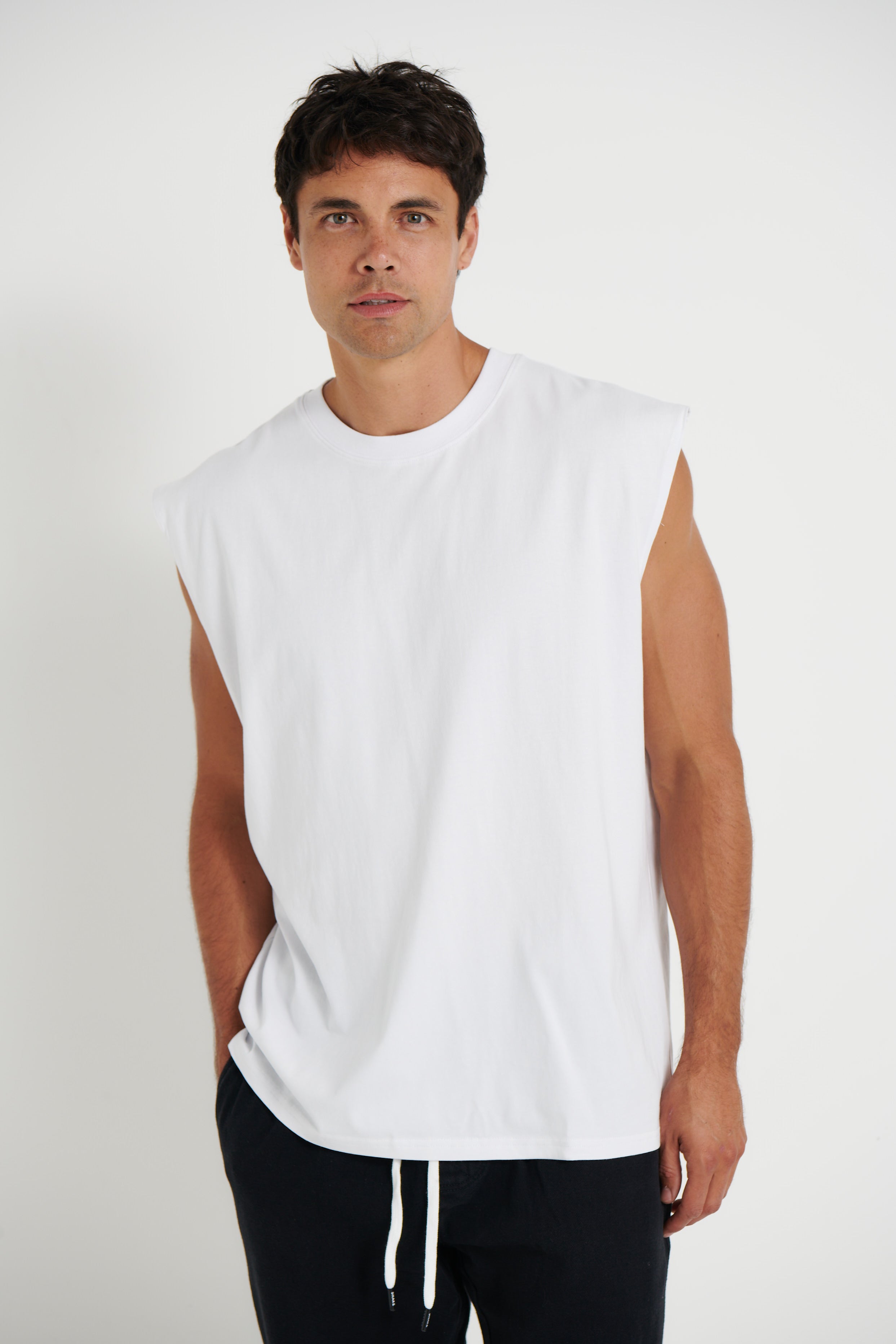 Luke Heavyweight Tank White