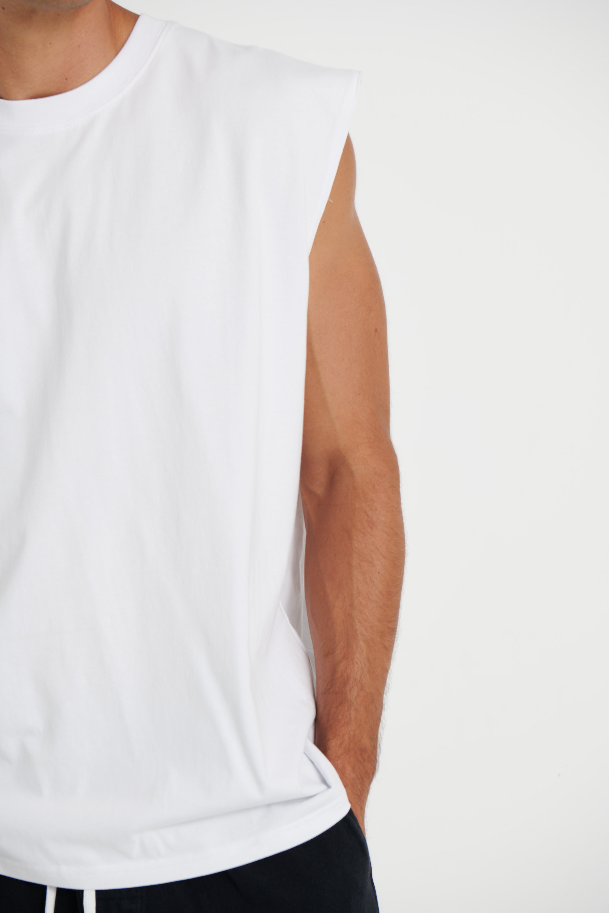 Luke Heavyweight Tank White