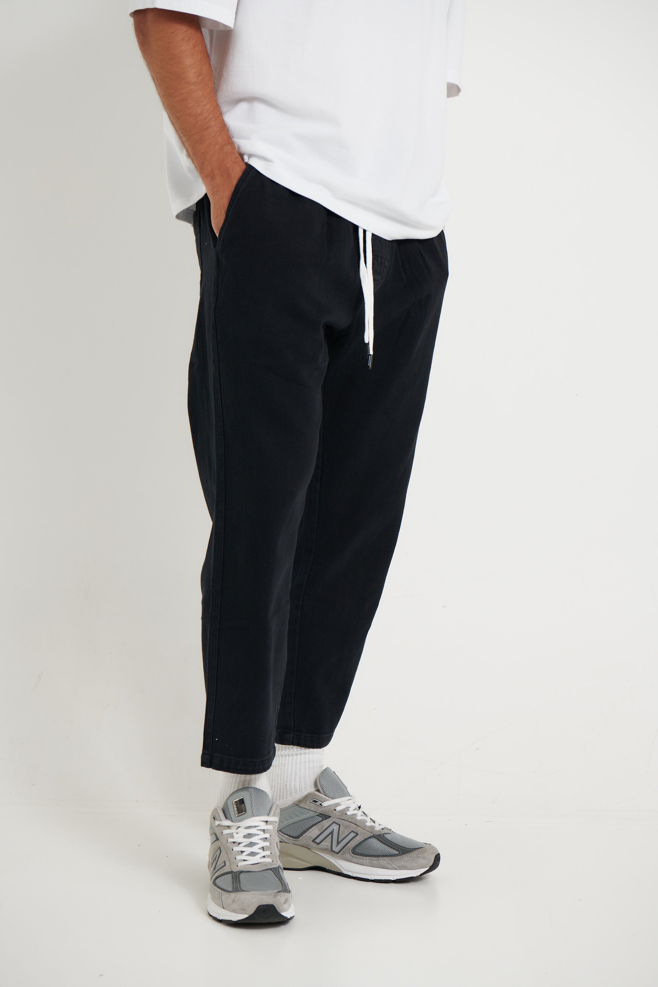 Drop 1 Premium Heavyweight Pant Black - FINAL SALE