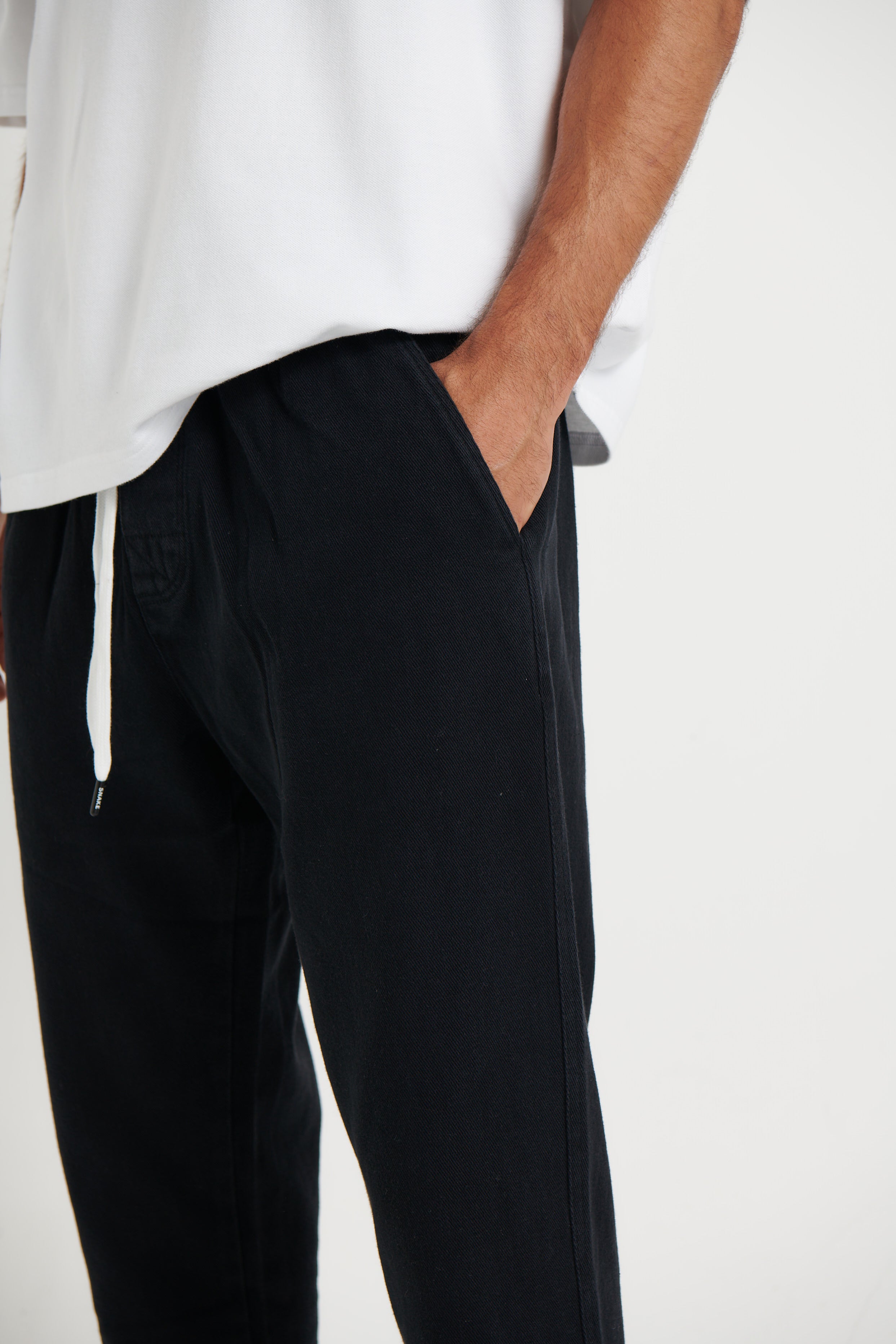Drop 1 Premium Heavyweight Pant Black - FINAL SALE