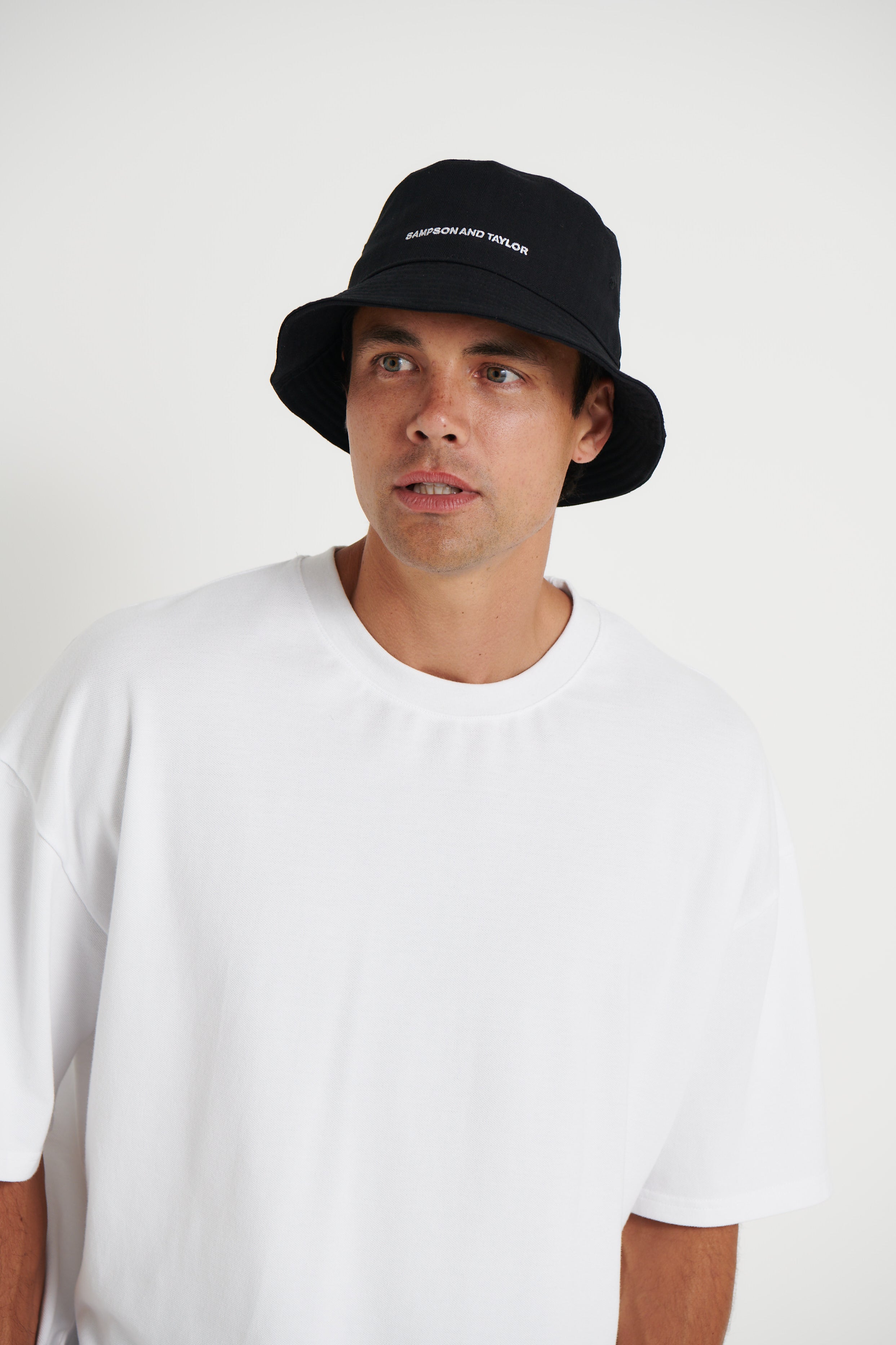 Bucket Hat Washed Black