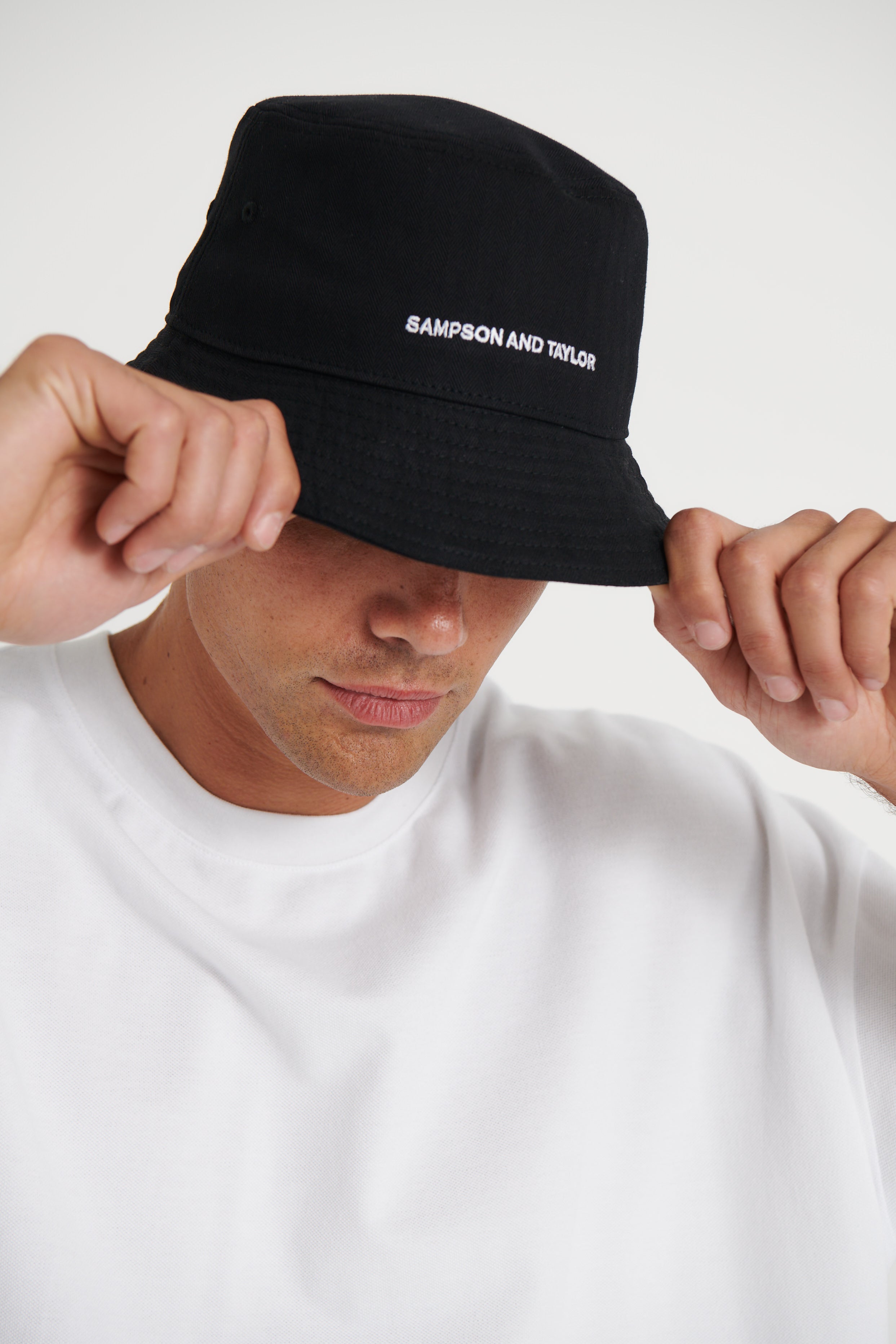 Bucket Hat Washed Black
