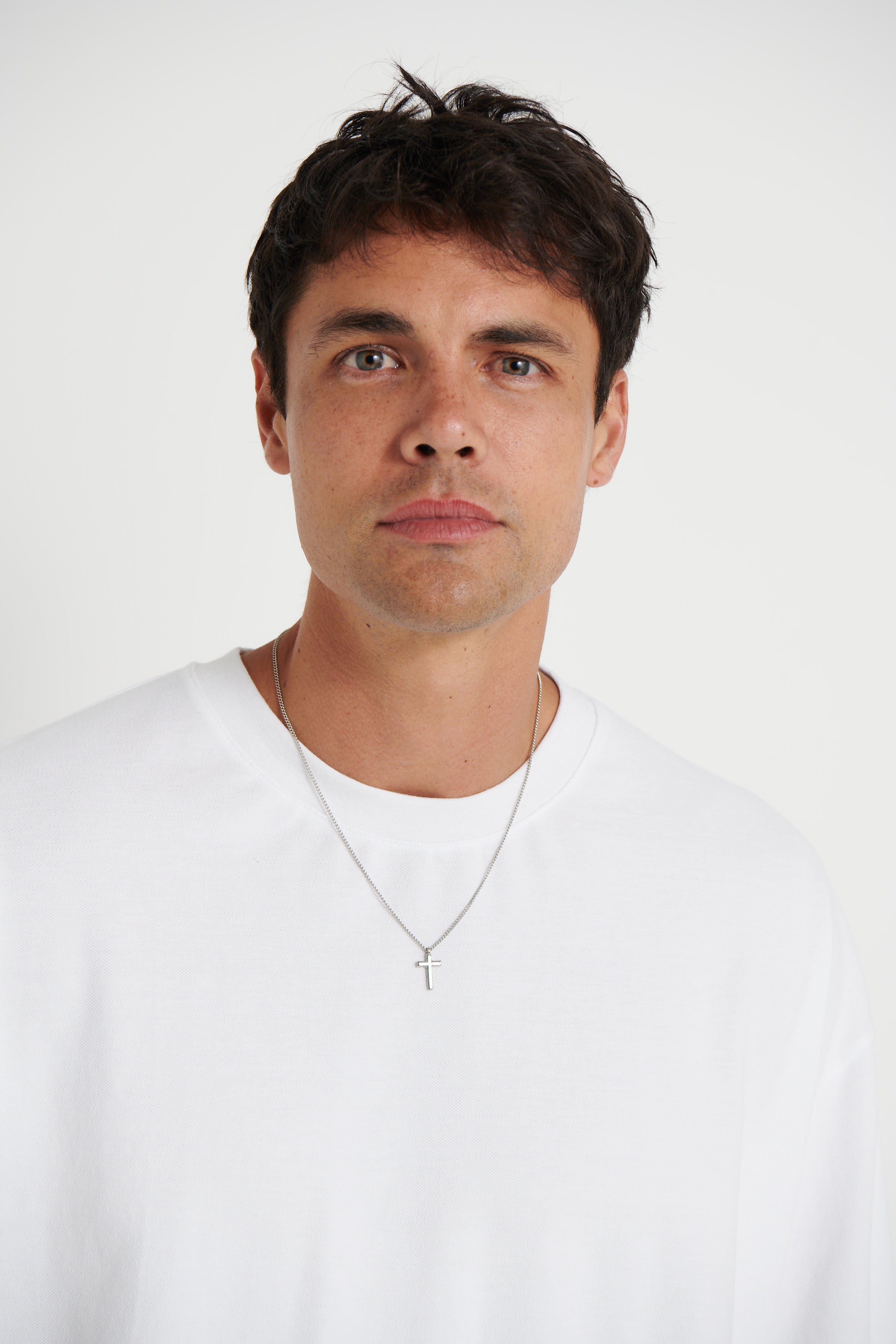NTH Cross Pendant Necklace Silver