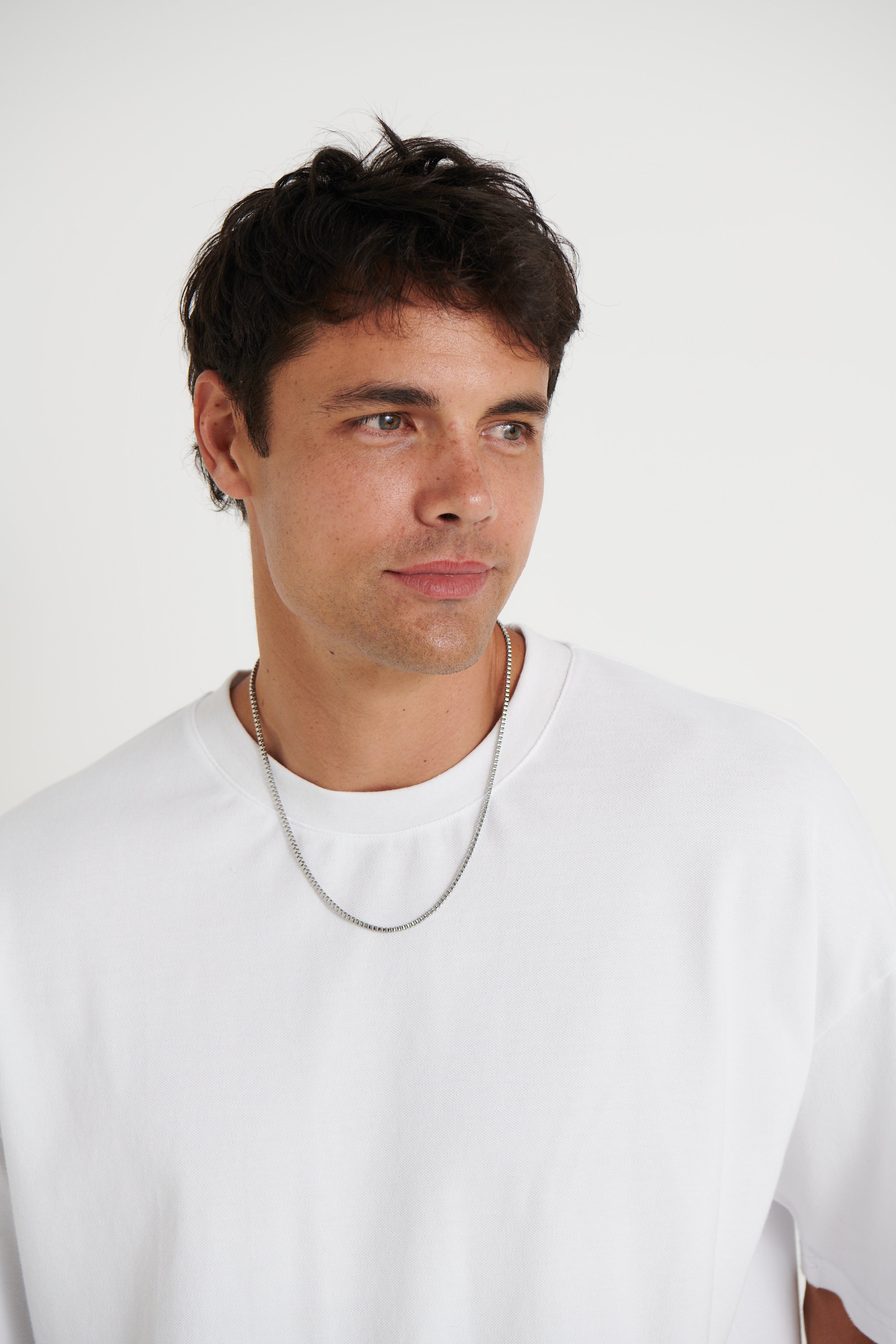 NTH Box Chain Necklace Silver
