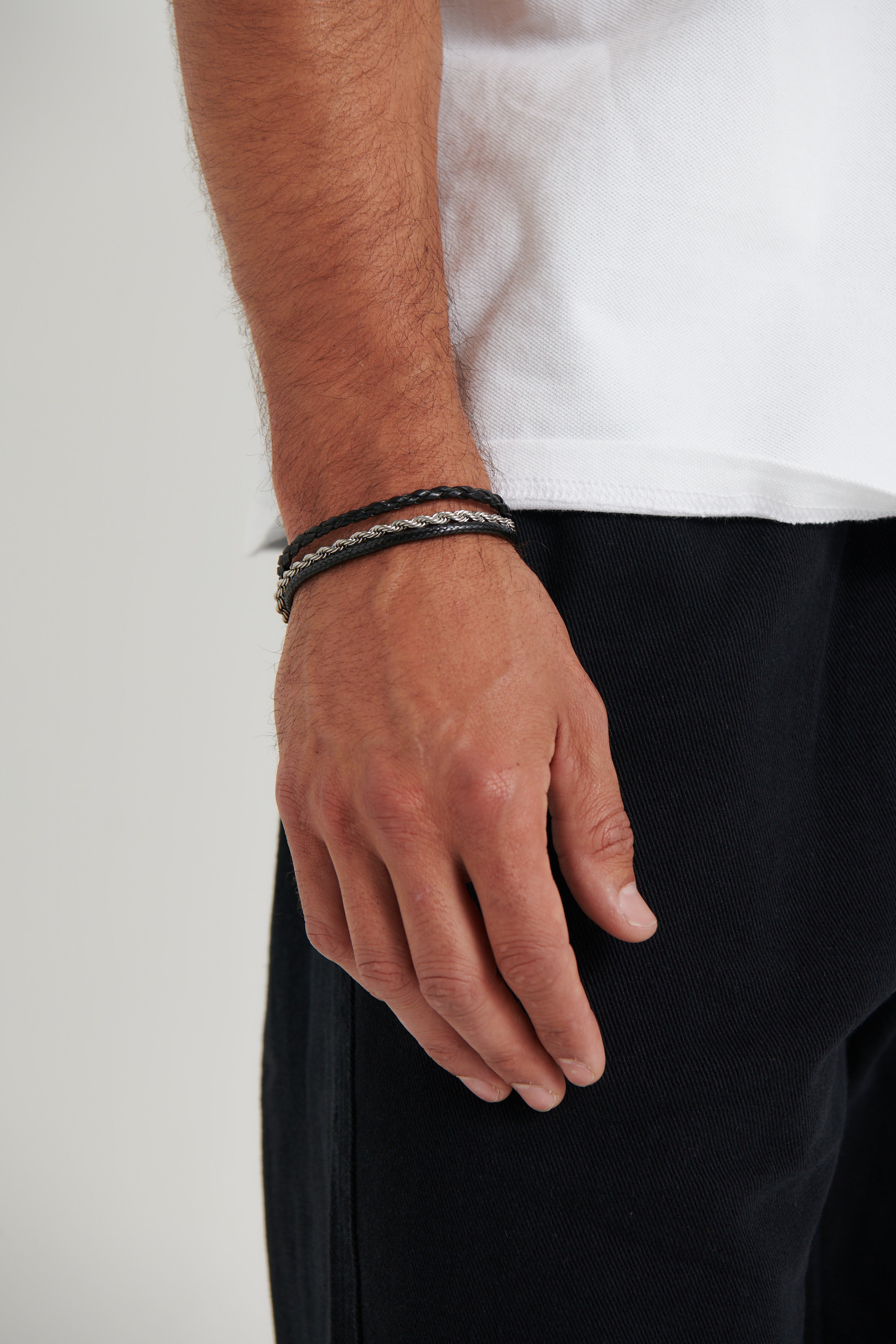 NTH 3 Pack Bracelet Set Silver