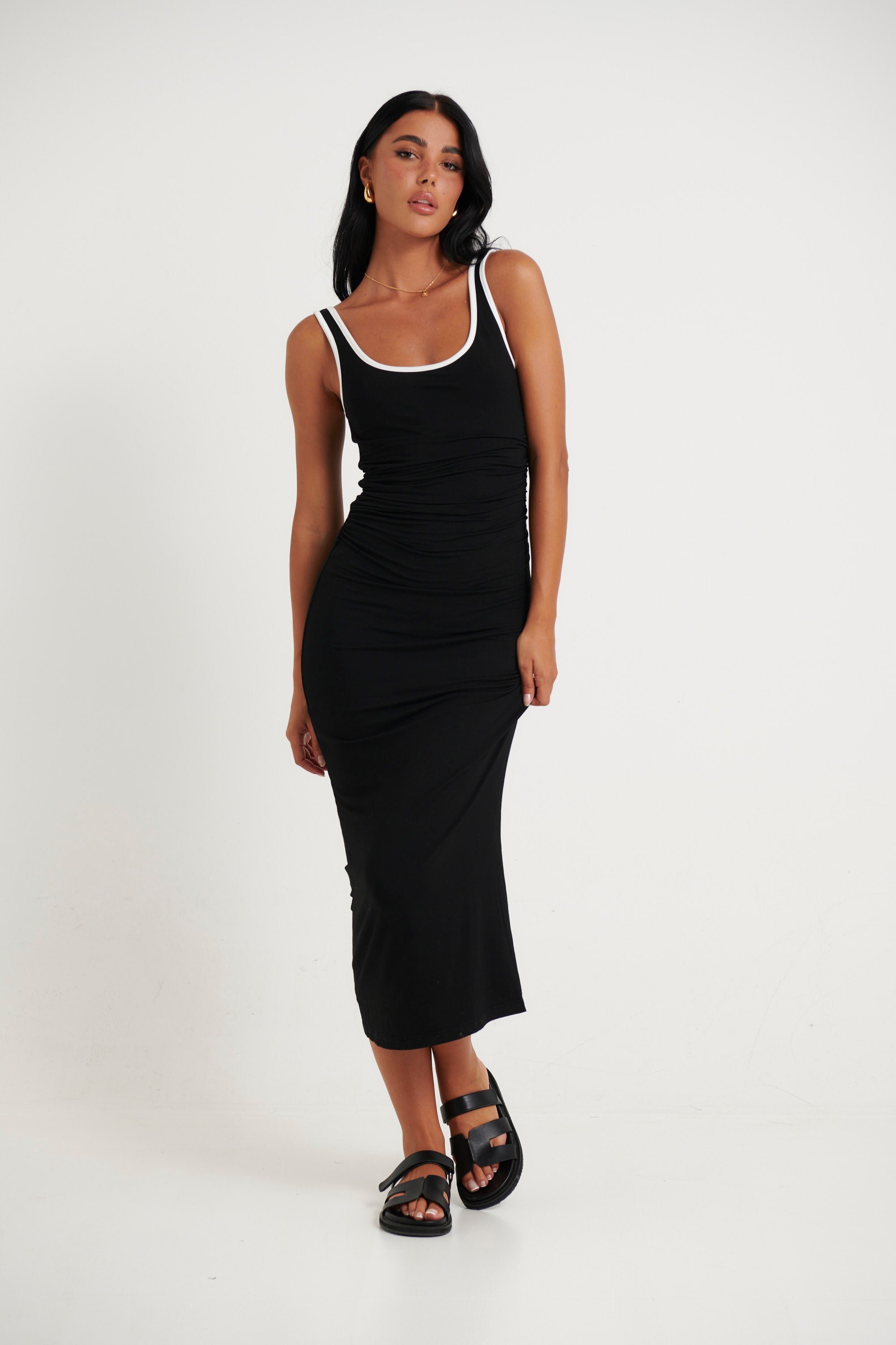 Alida Midi Dress Black