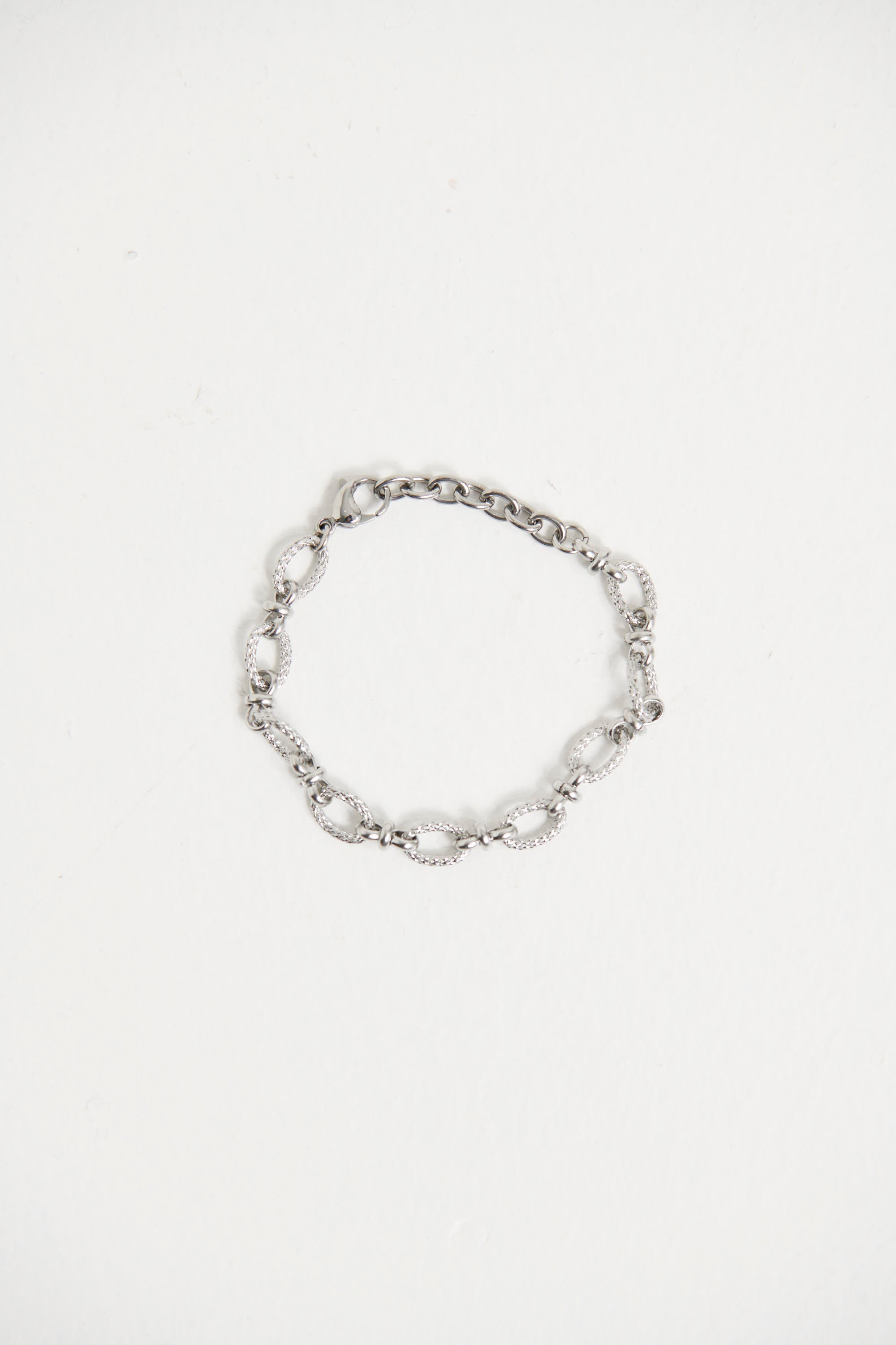 NTH Levi Chain Bracelet Silver