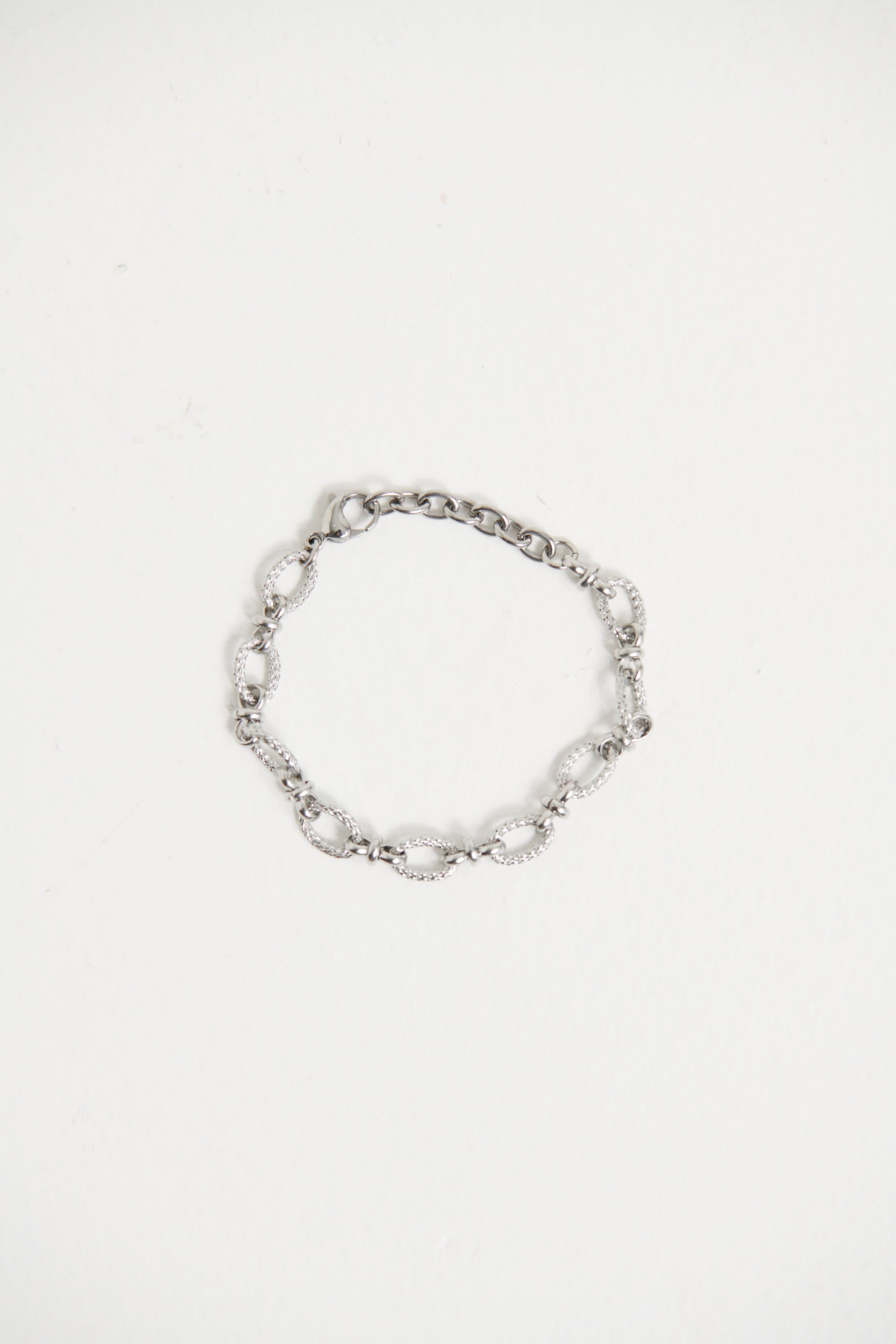 NTH Levi Chain Bracelet Silver