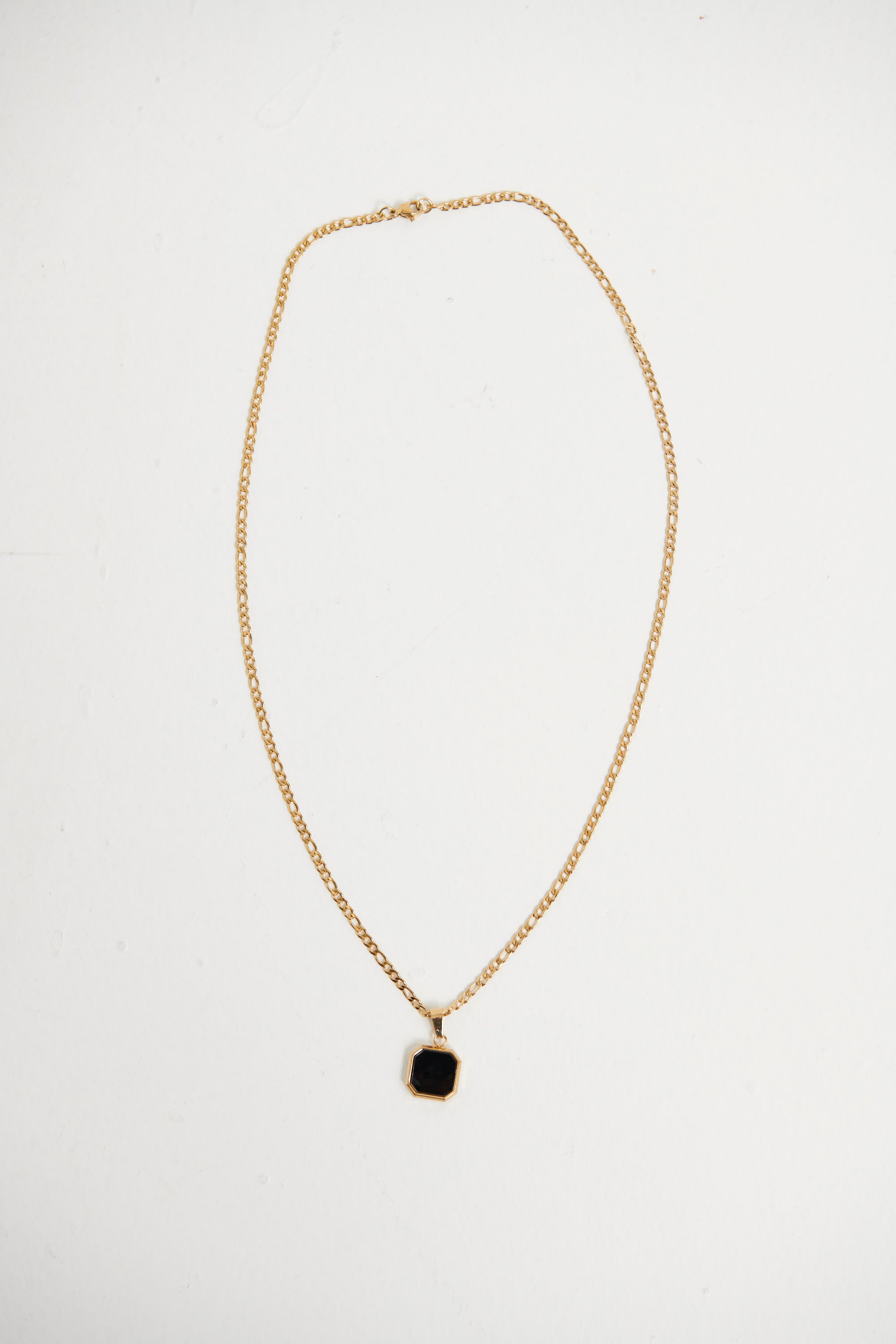 NTH Octagon Pendant Necklace Gold