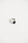 NTH Bold Signet Ring Black/Silver