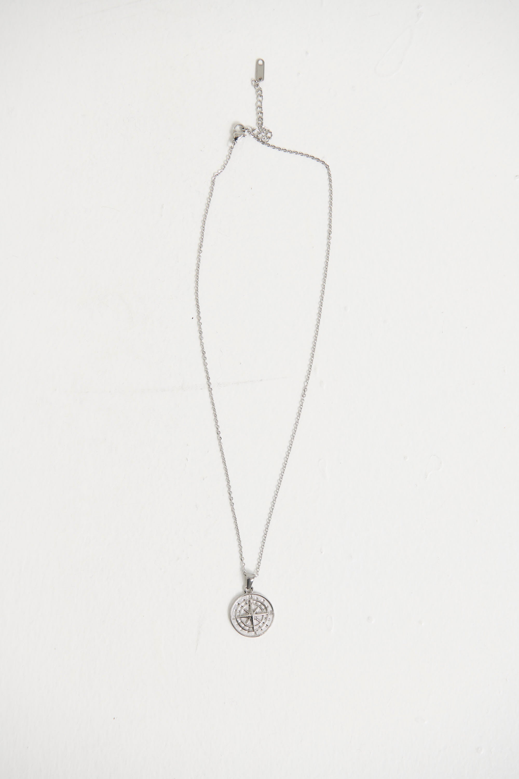 NTH Compass Necklace Silver