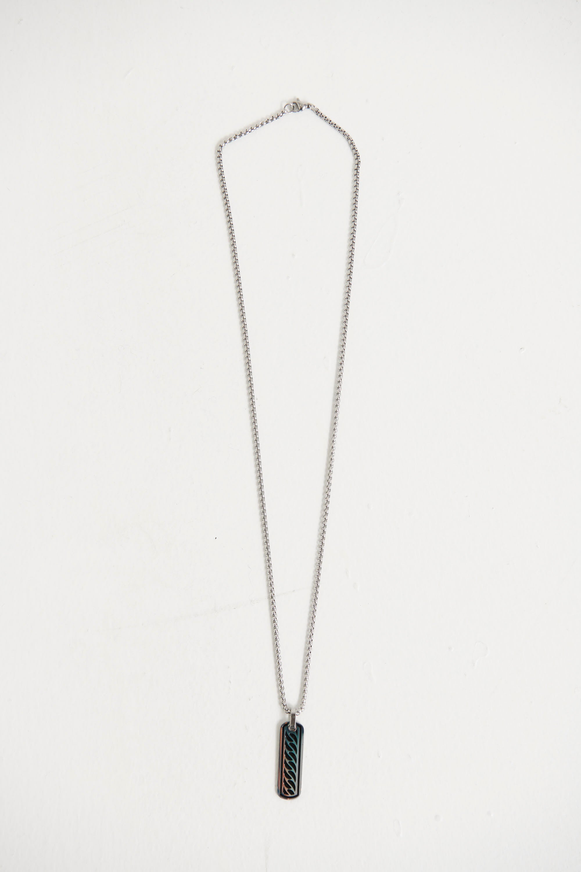 NTH Pendant Necklace Silver